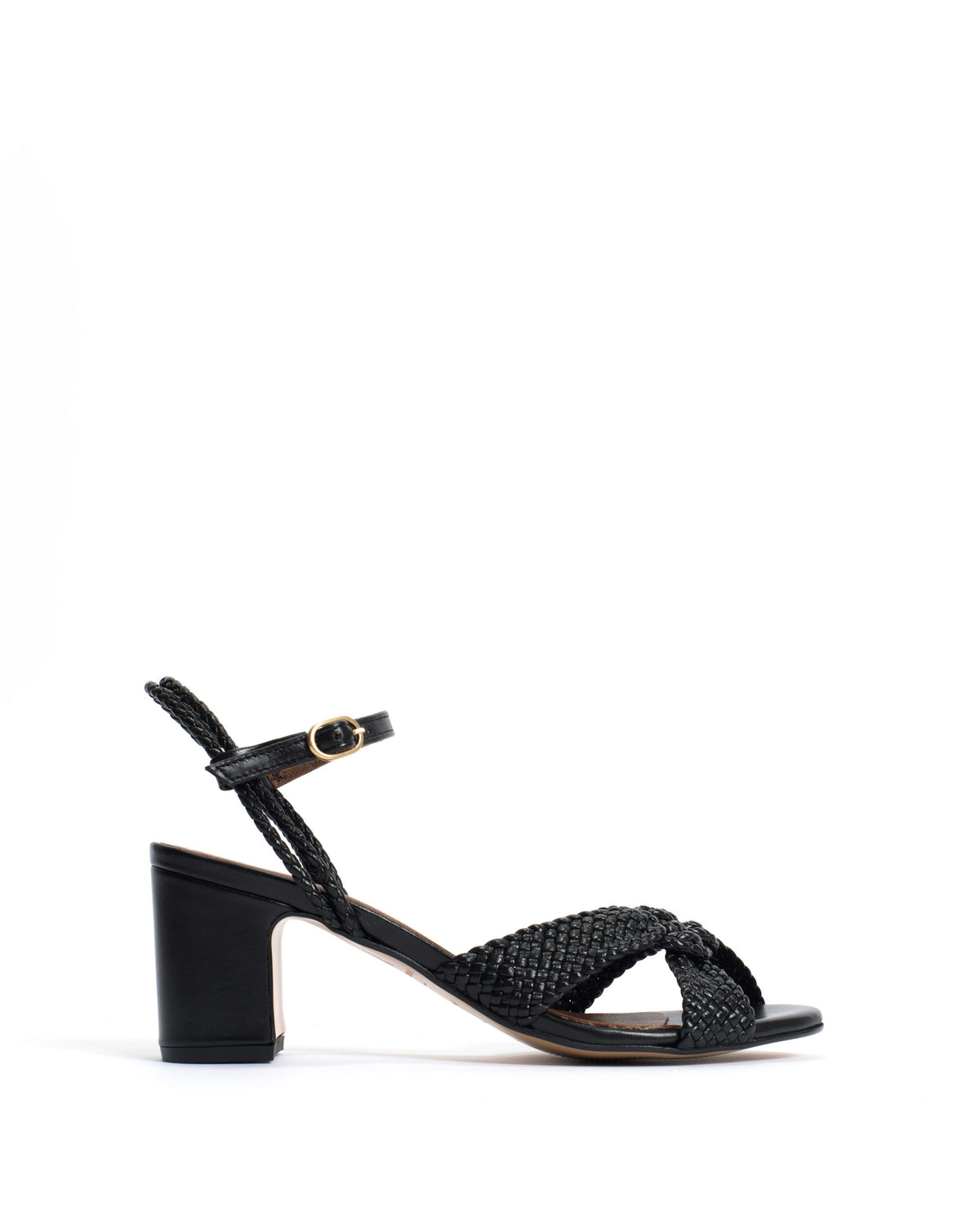Dilaya 55 hand-braided Hand-braided leather Black
