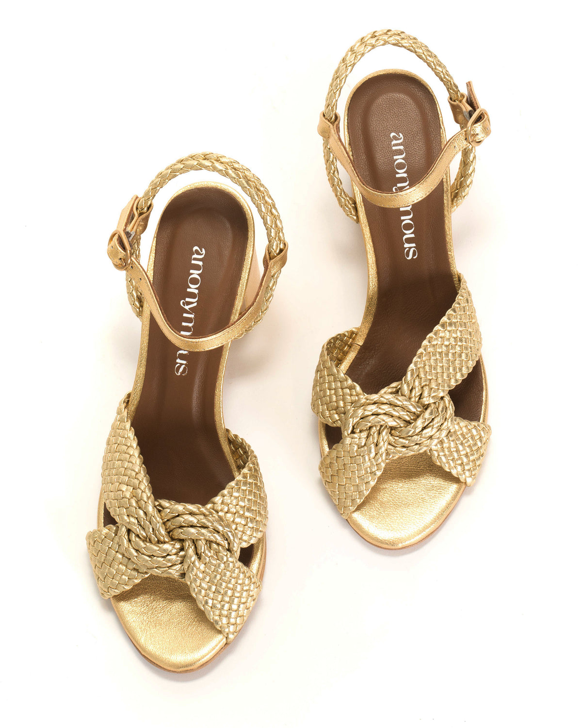 Dilaya 55 hand-braided Hand-braided leather Gold