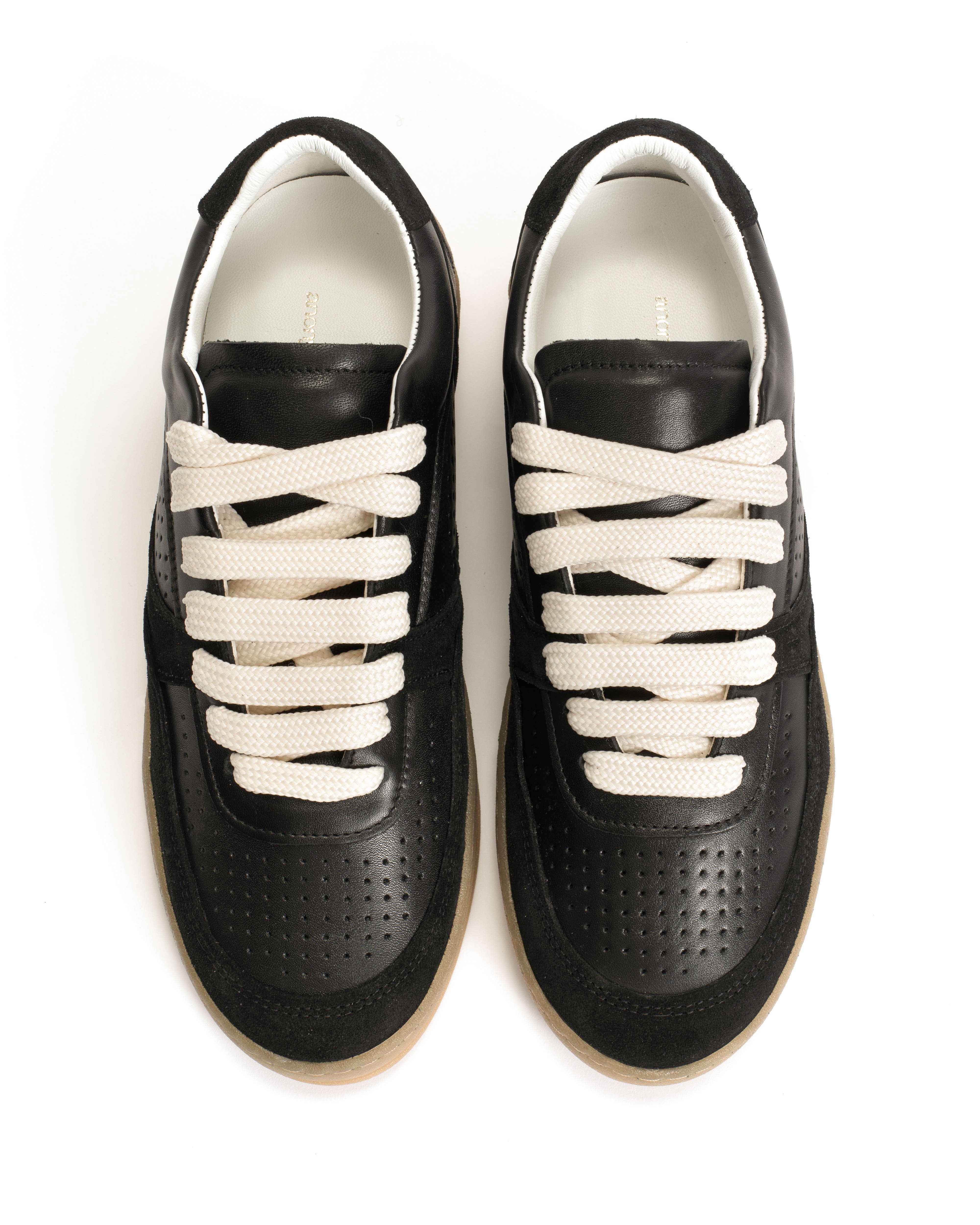 Elevate Calf suede & sleek leather leather Black