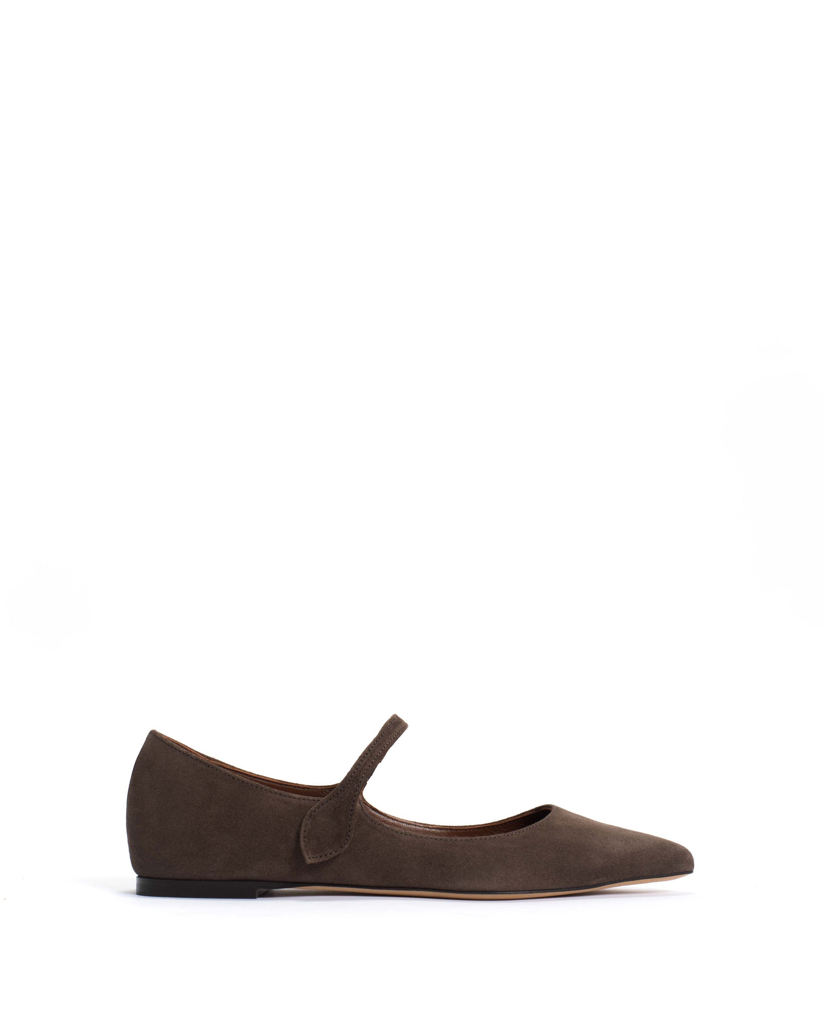 Fifi Calf suede Coffee brown - Anonymous Copenhagen
