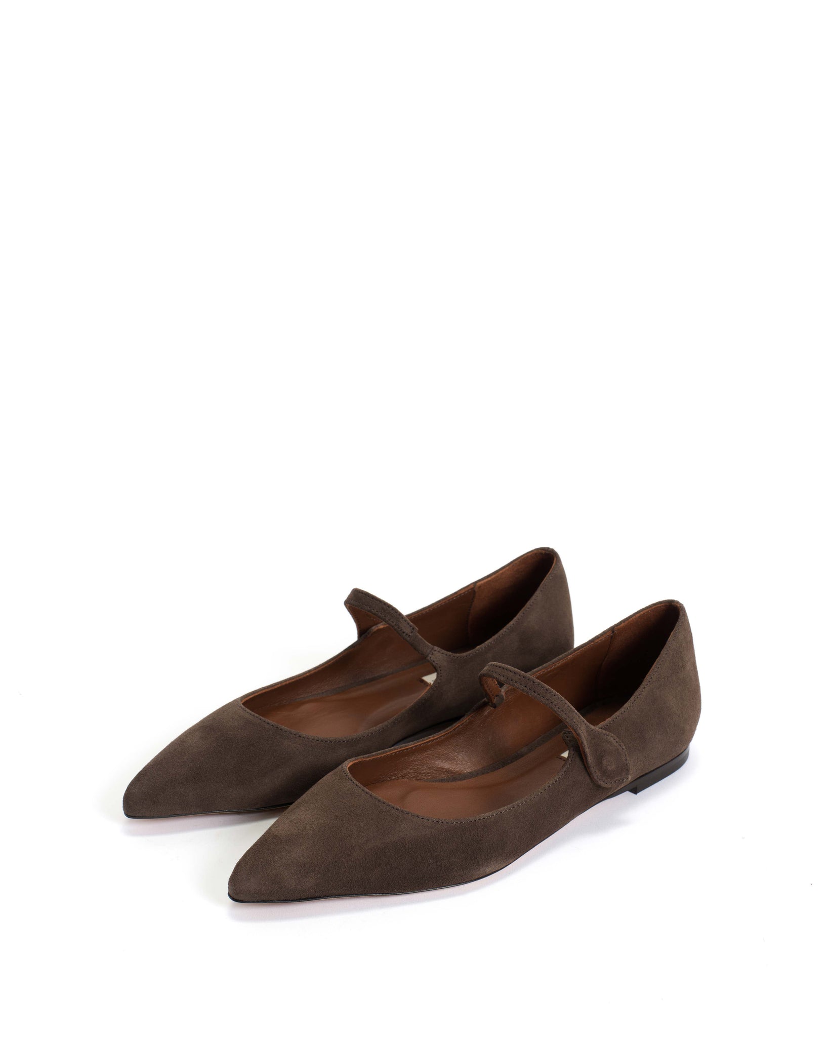 Fifi Calf suede Coffee brown - Anonymous Copenhagen