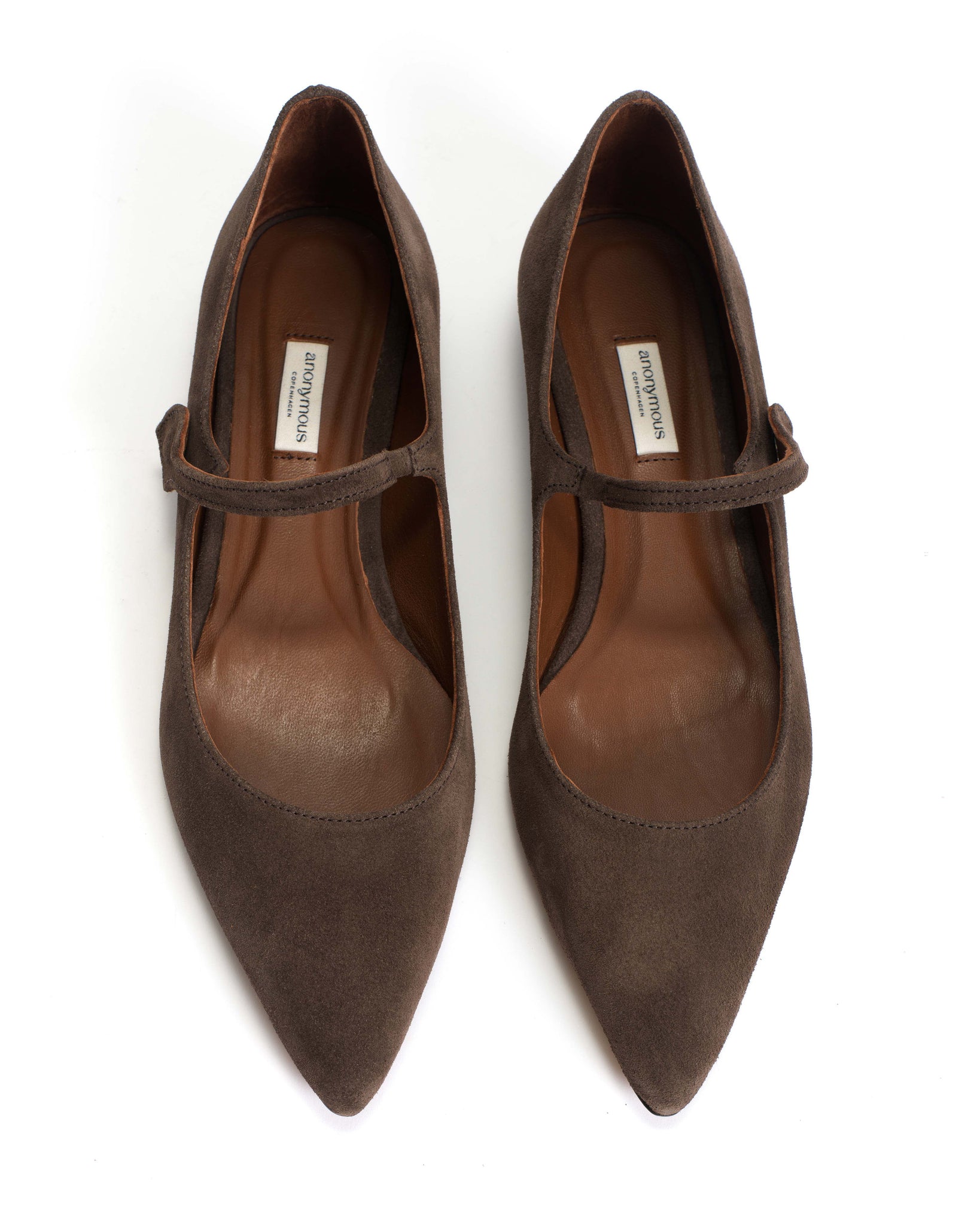 Fifi Calf suede Coffee brown - Anonymous Copenhagen