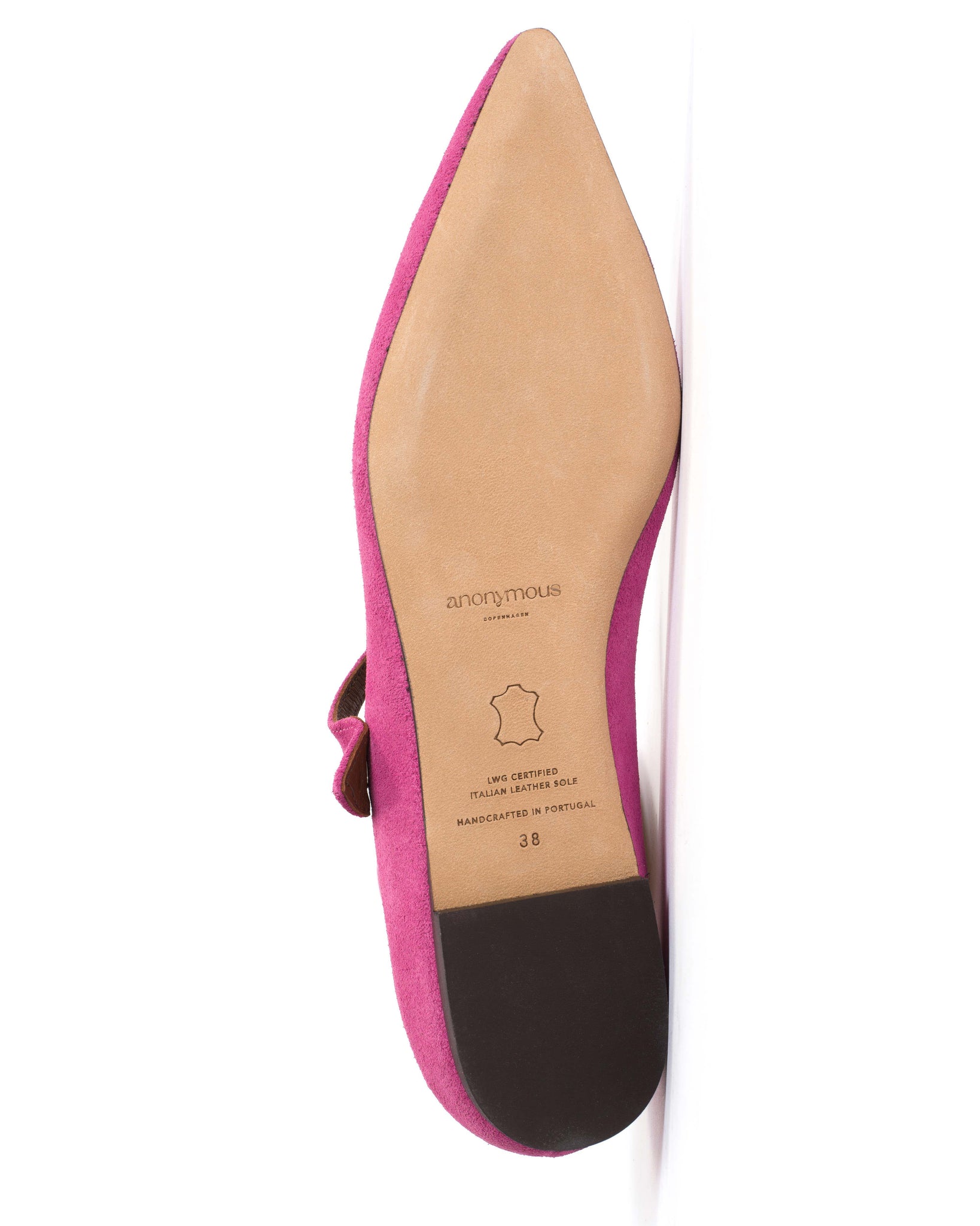 Fifi Calf suede Raspberry sorbet - Anonymous Copenhagen