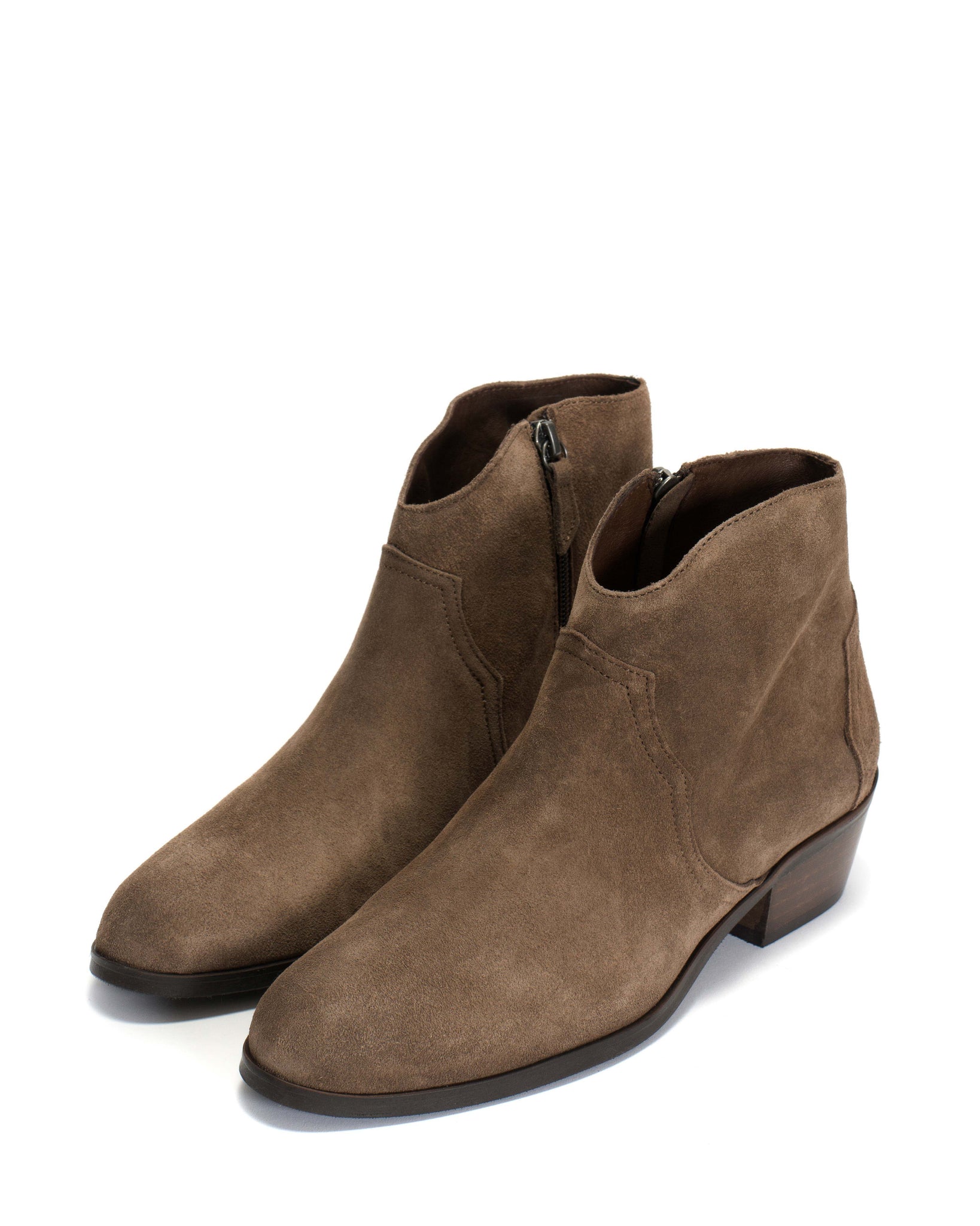 Fiona 35 Calf suede Dark taupe - Anonymous Copenhagen