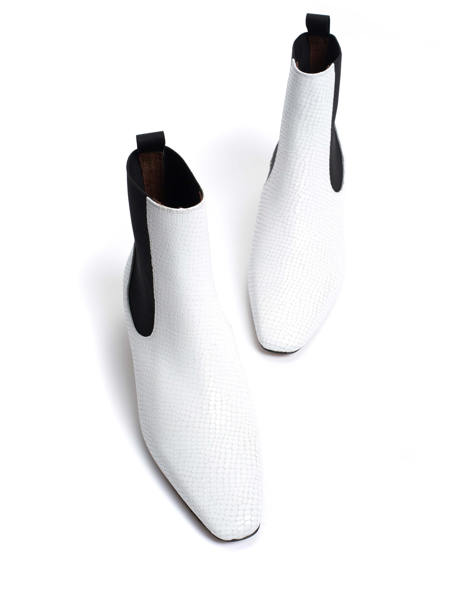 Gaby 40 Snake calf White - Anonymous Copenhagen
