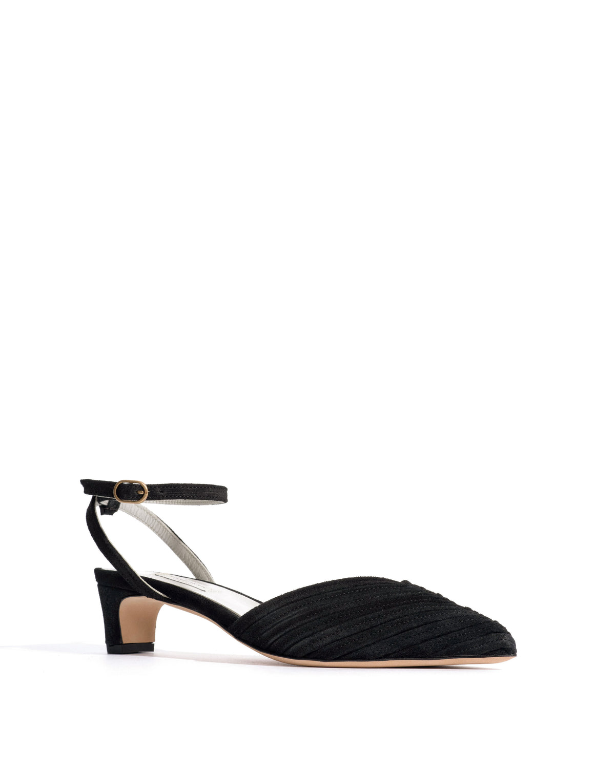 Givia 40 Calf suede & lining Black & silver