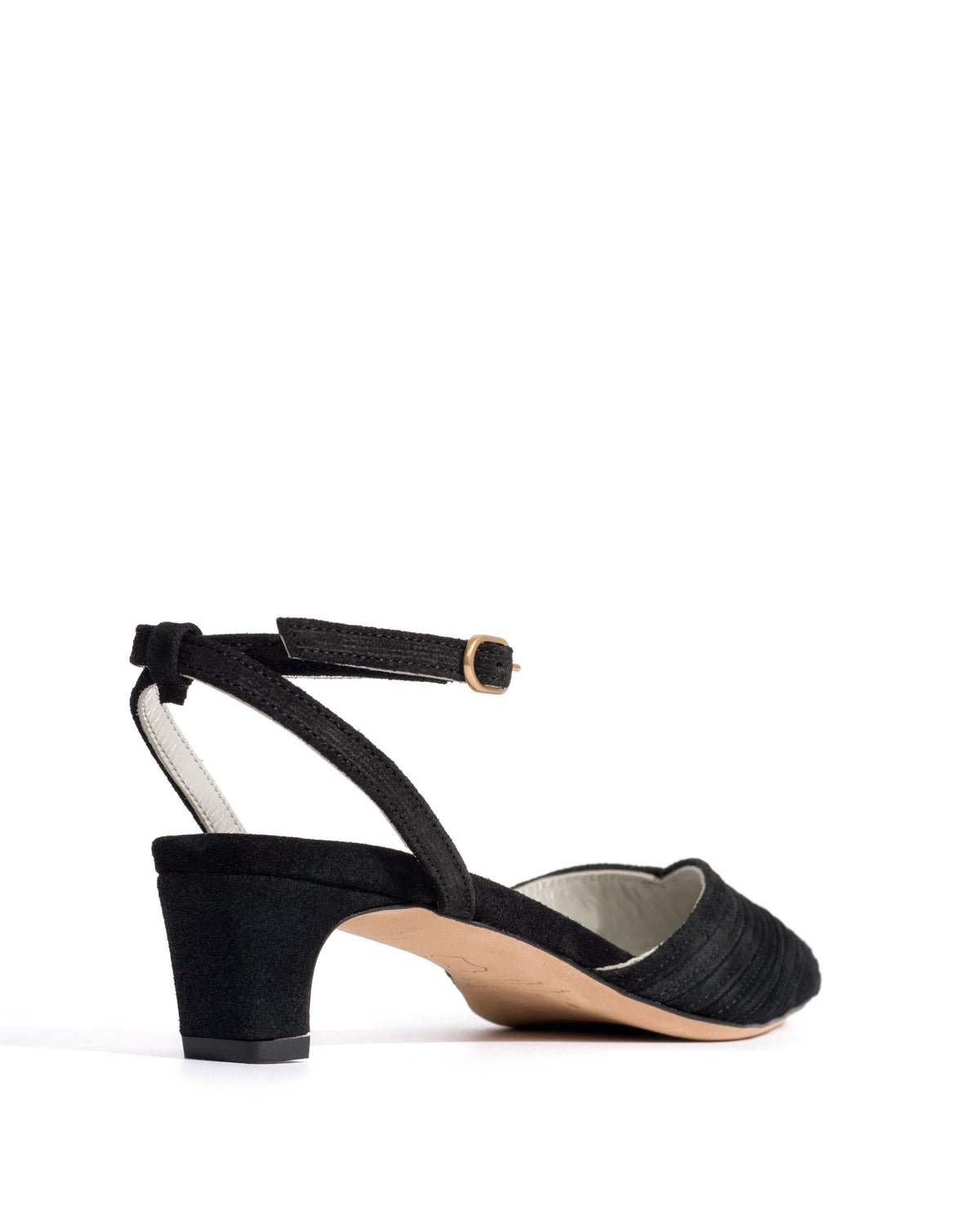 Givia 40 Calf suede & lining Black & silver