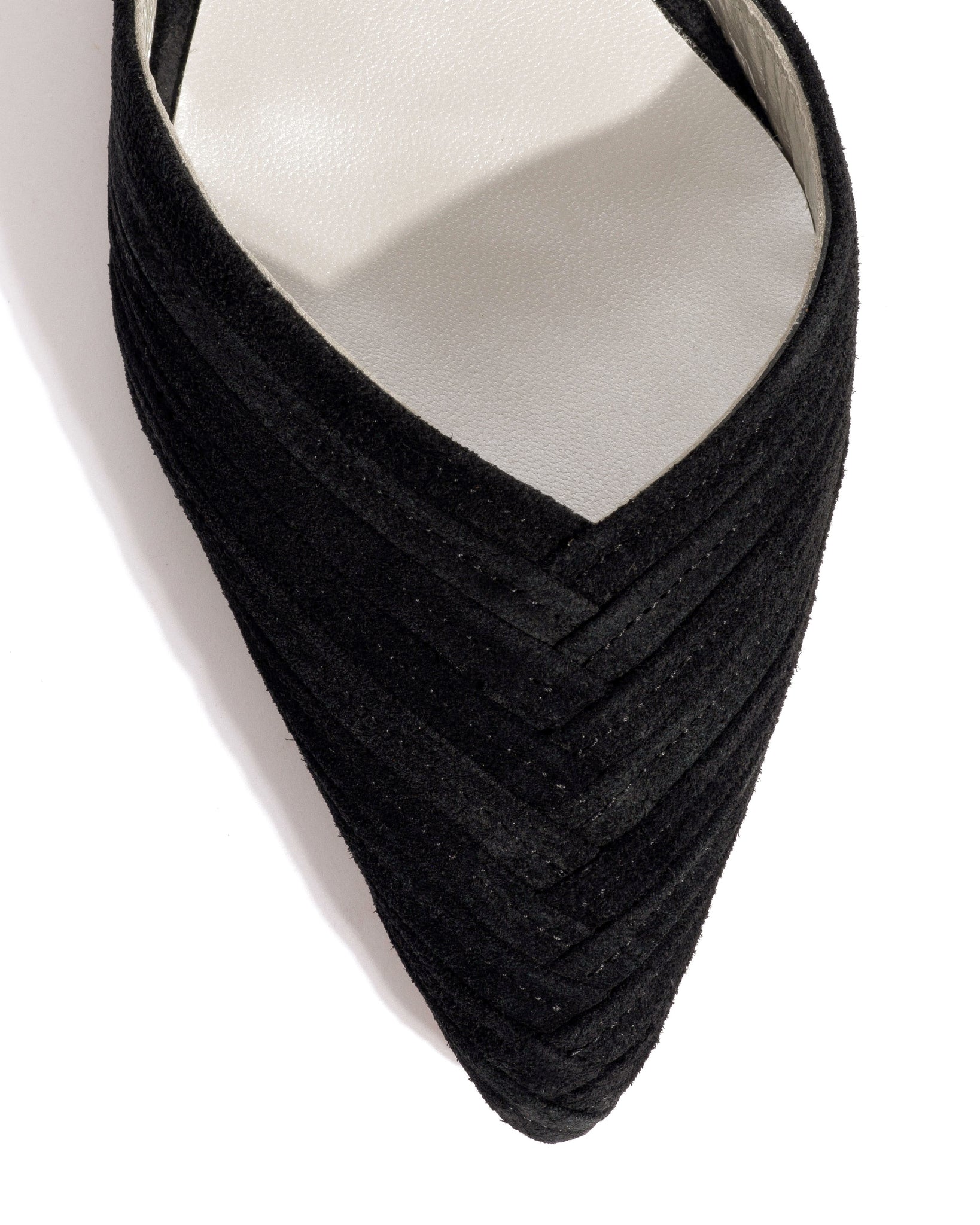 Givia 40 Calf suede & lining Black & silver - Anonymous Copenhagen