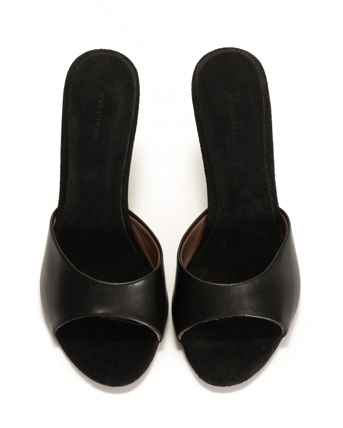 Gwen 75 wedge Shiny lamb & dual color Black & zebra