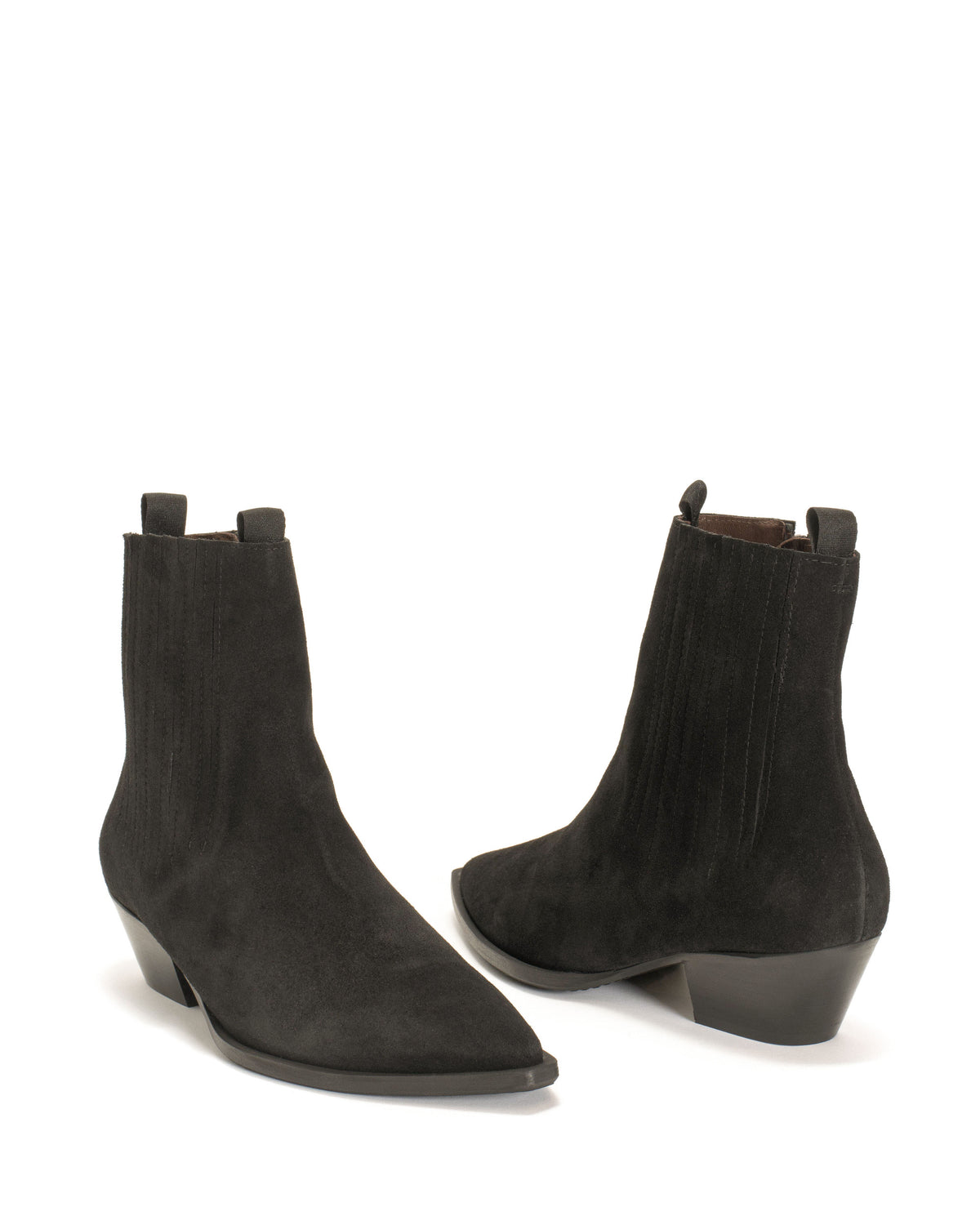 Hachi Calf suede Black