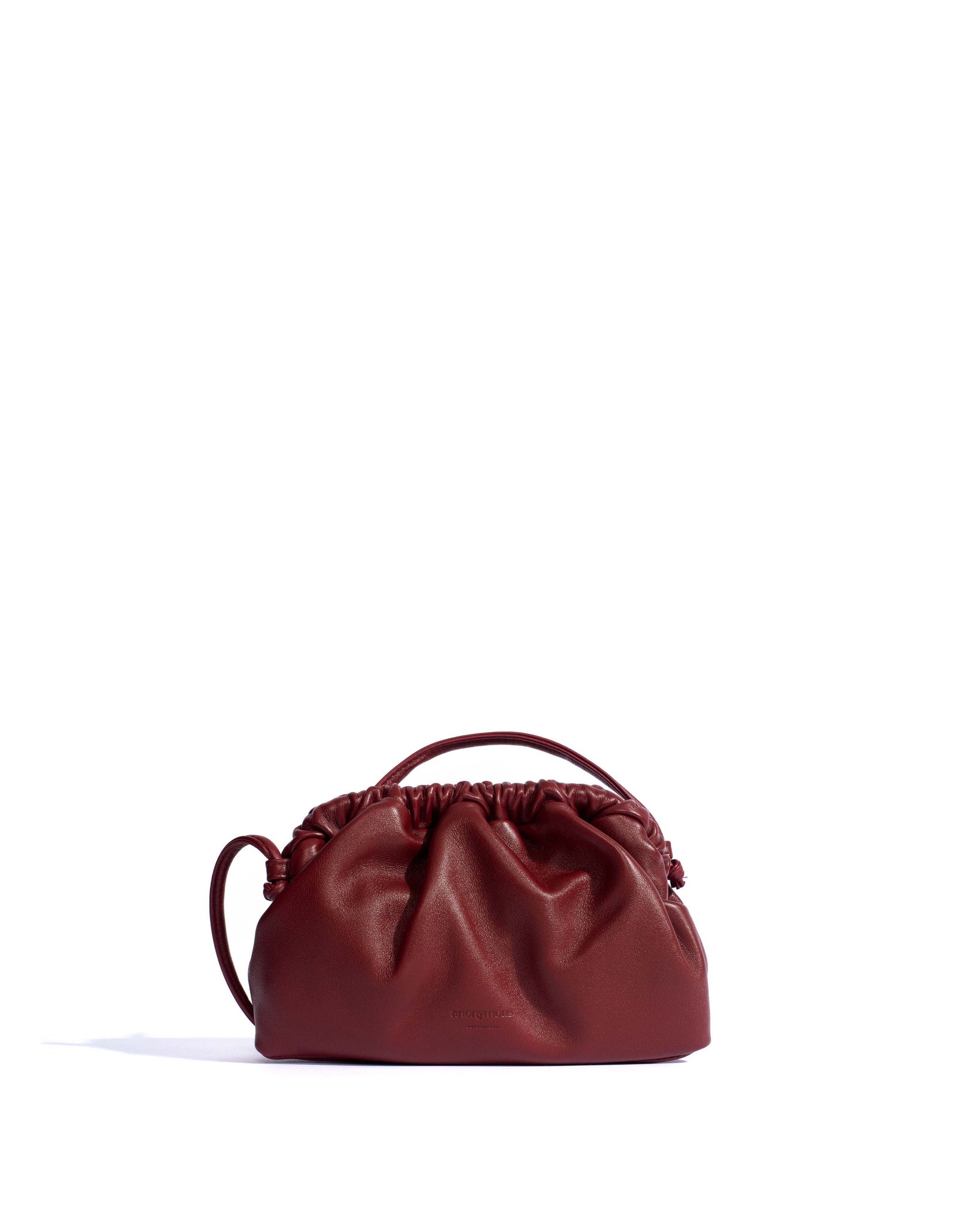 Hally petite cloud bag Shiny lamb Pomegranate - Anonymous Copenhagen Bags