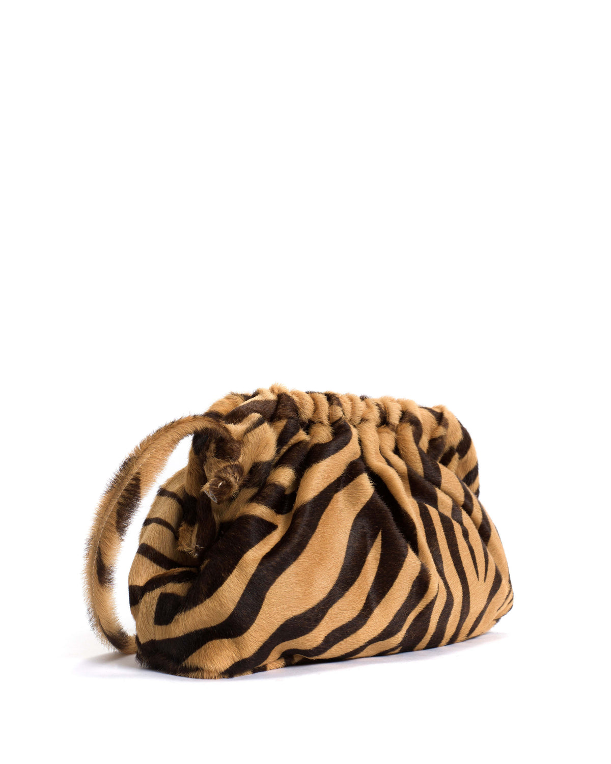Hally classic cloud bag Calf hair Tiger