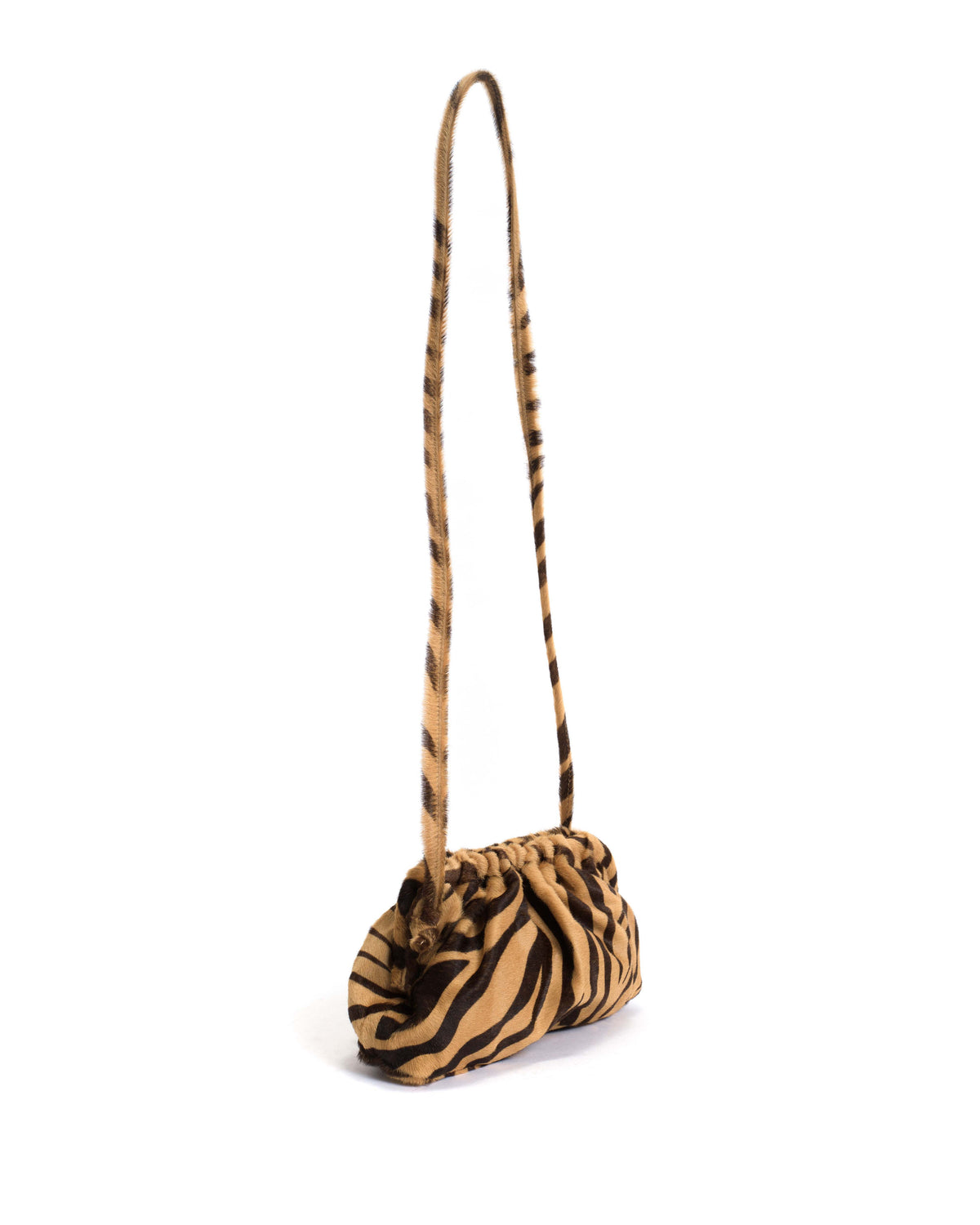 Hally classic cloud bag Calf hair Tiger