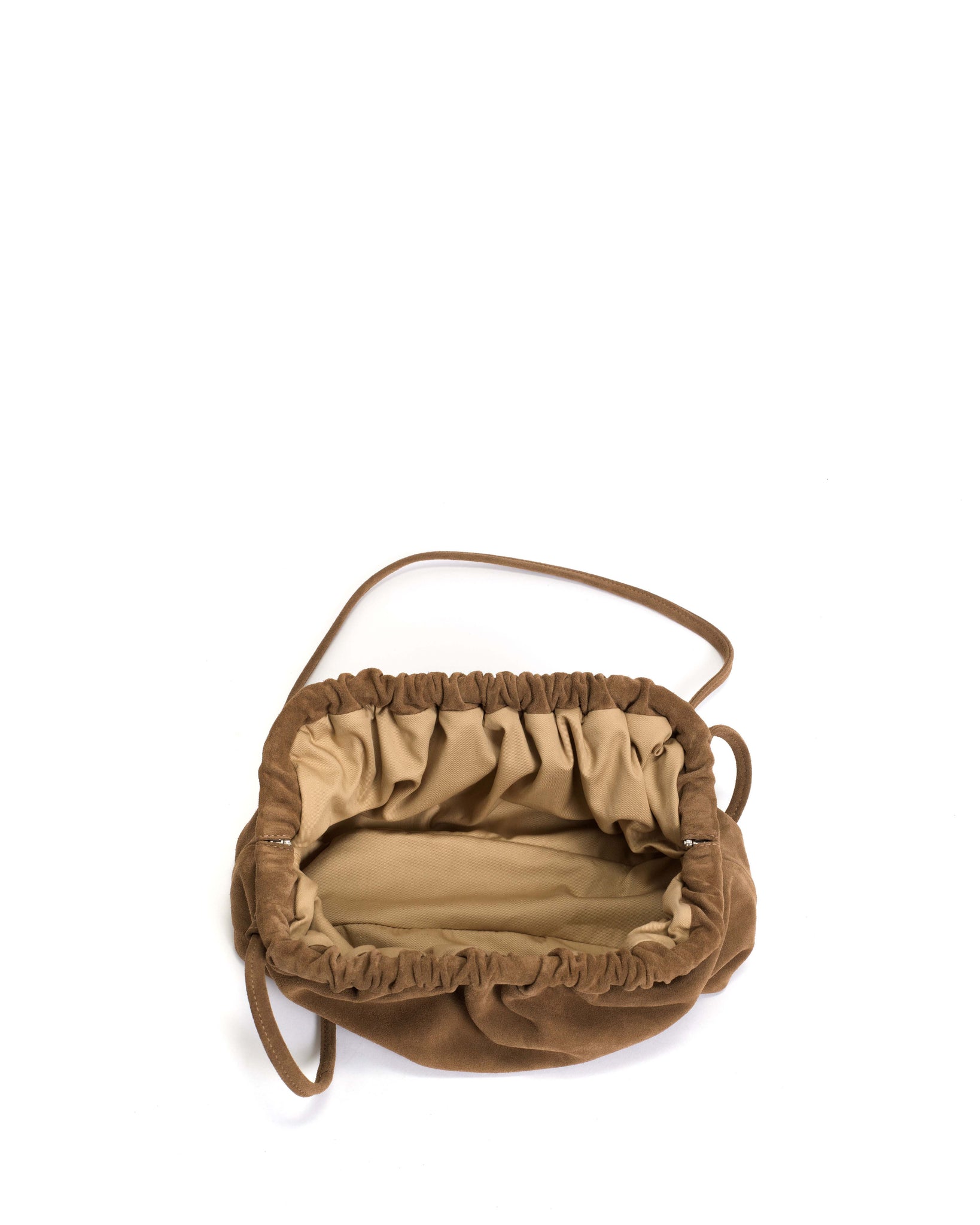 Hally grand cloud bag Calf suede Cinnamon - Anonymous Copenhagen