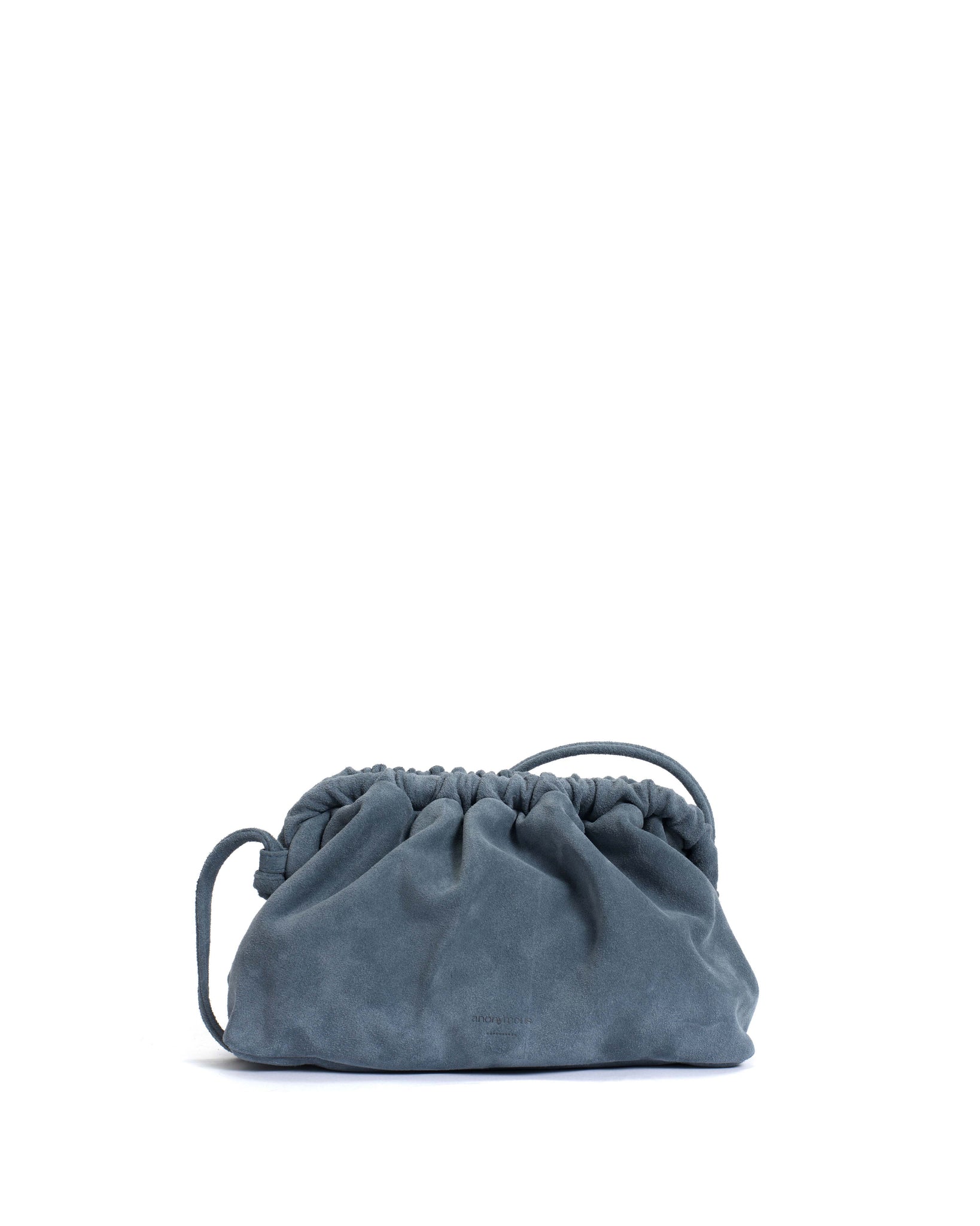 Hally grand cloud bag Calf suede Denim blue - Anonymous Copenhagen