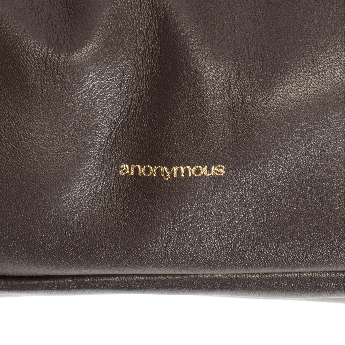 Hally classic cloud bag Shiny lamb Coffee brown