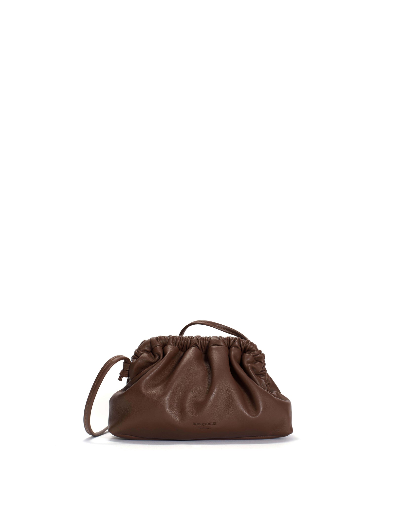 Hally petite cloud bag Silky lamb Chocolate - Anonymous Copenhagen