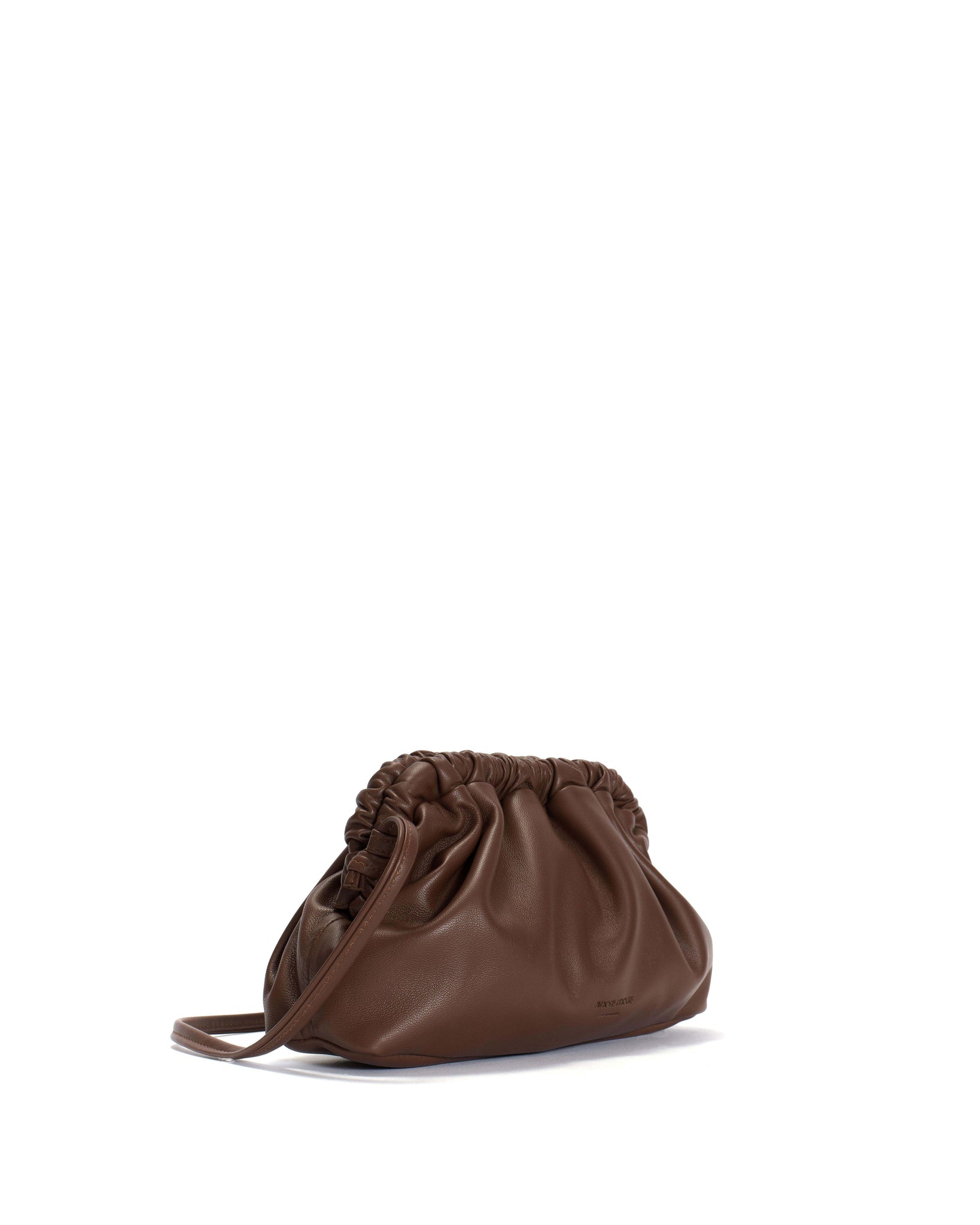 Hally petite cloud bag Silky lamb Chocolate - Anonymous Copenhagen