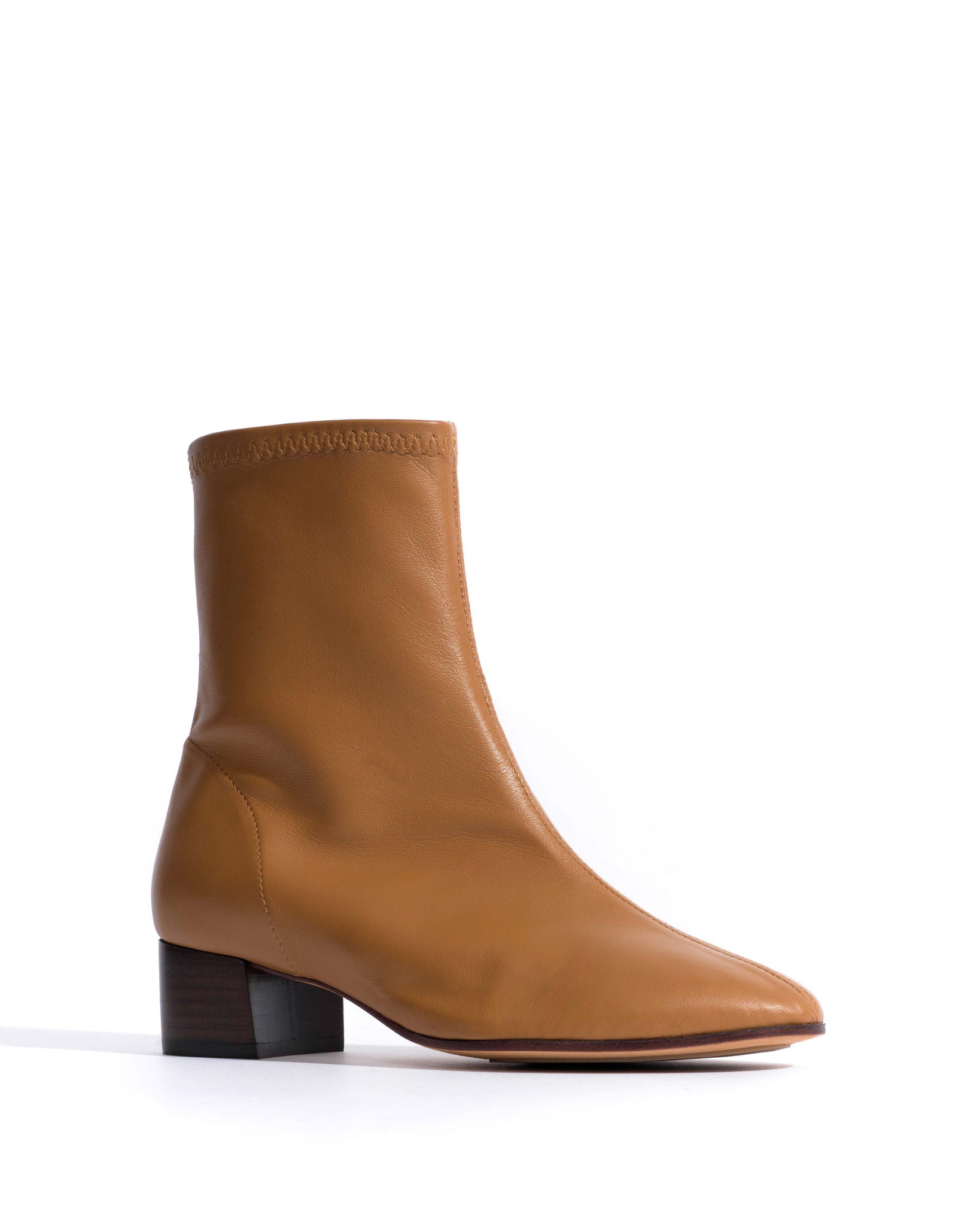 Hanny 40 stacked stretch Silky lamb Caramel