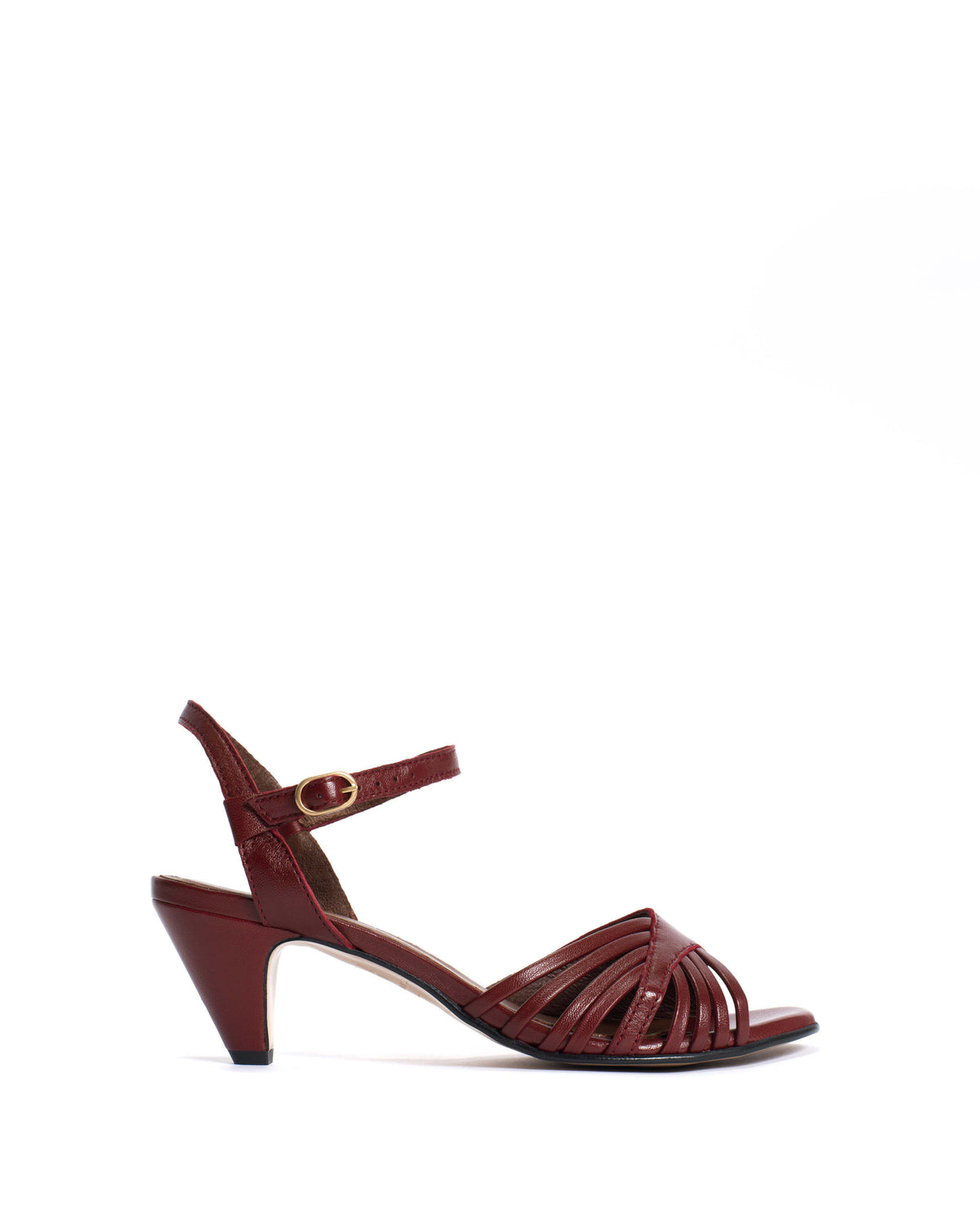 Hermine 50 stiletto Shiny lamb Pomegranate