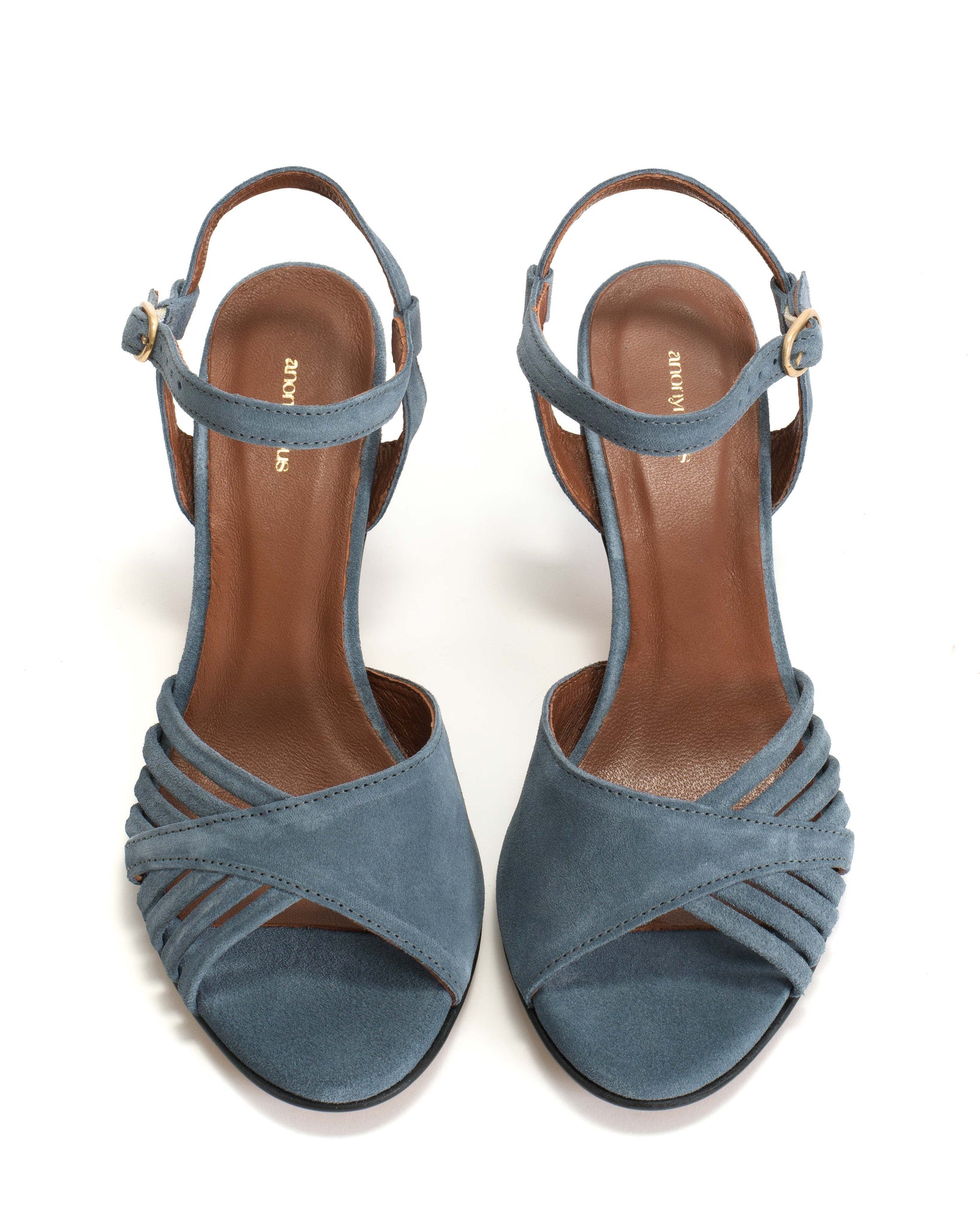 Hermine Calf suede Denim Blue - Anonymous Copenhagen