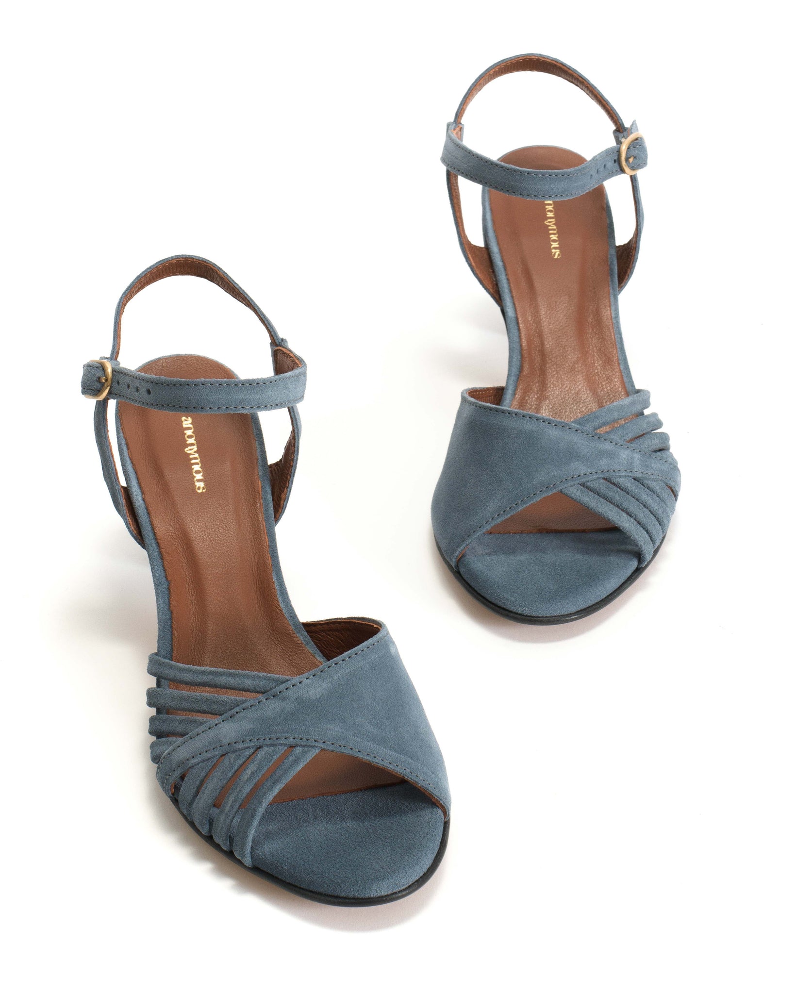 Hermine Calf suede Denim Blue - Anonymous Copenhagen