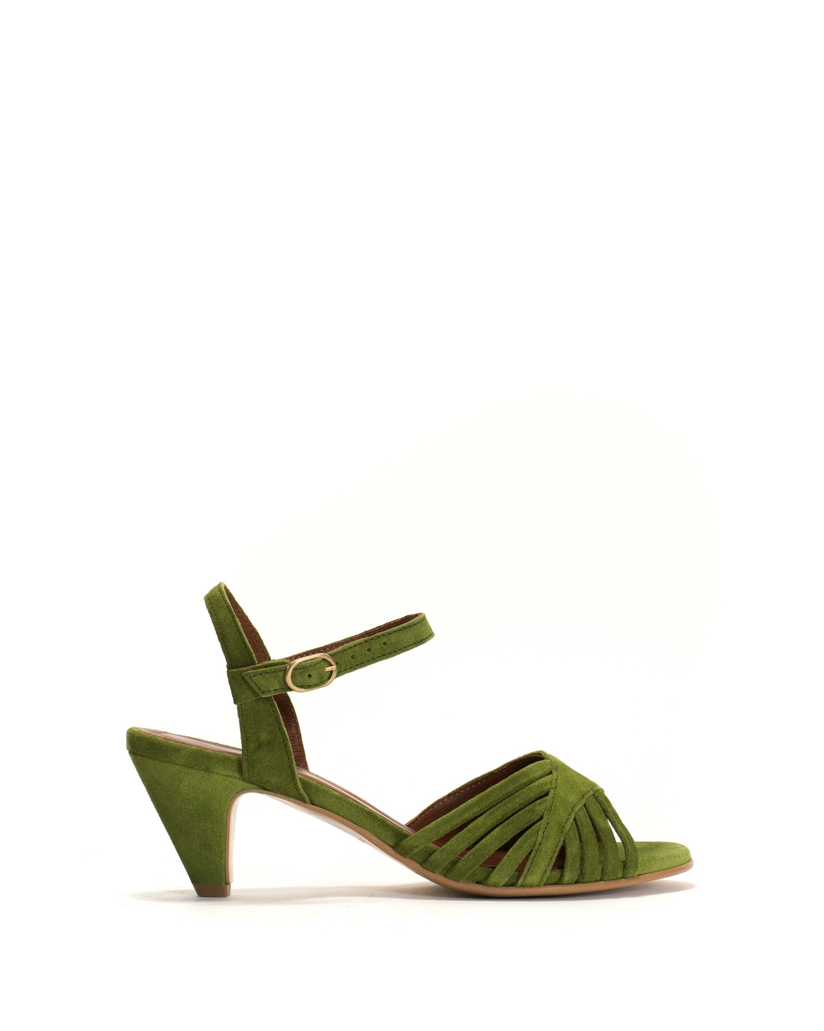 Hermine Calf suede Grass green - Anonymous Copenhagen