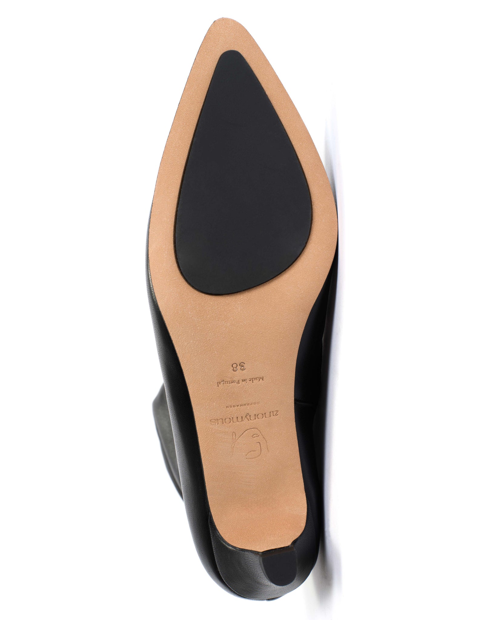 Hicha 40 stiletto Silky calf Black - Anonymous Copenhagen