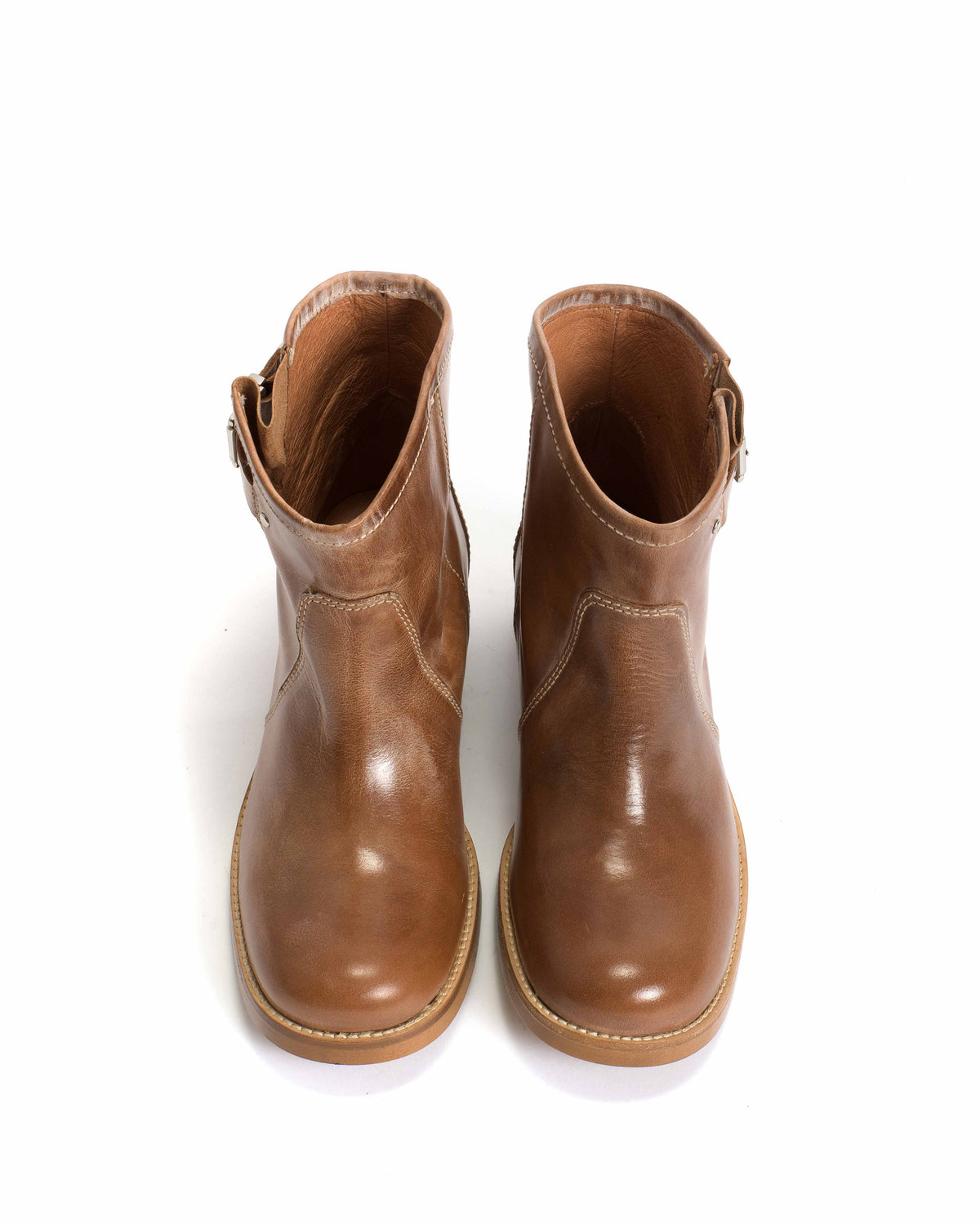 Dico Hunter buckle Escovado Dark tan