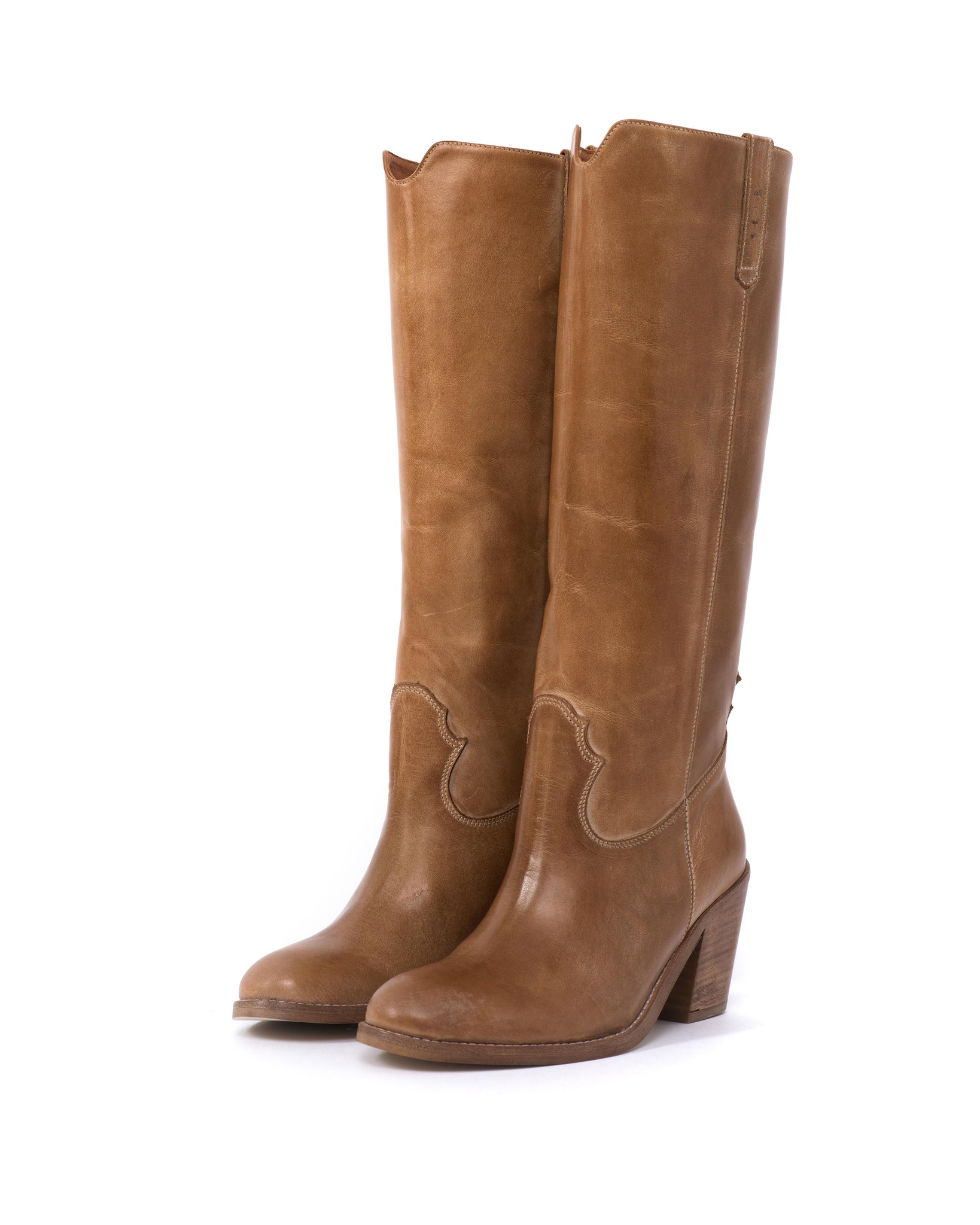 Dico Janie Escovado Dark Tan - Dico Copenhagen: High shaft boots