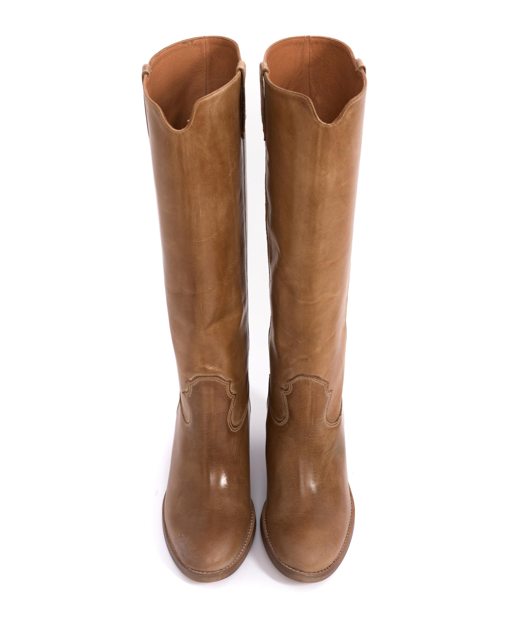 Dico Janie Escovado Dark Tan - Dico Copenhagen: High shaft boots