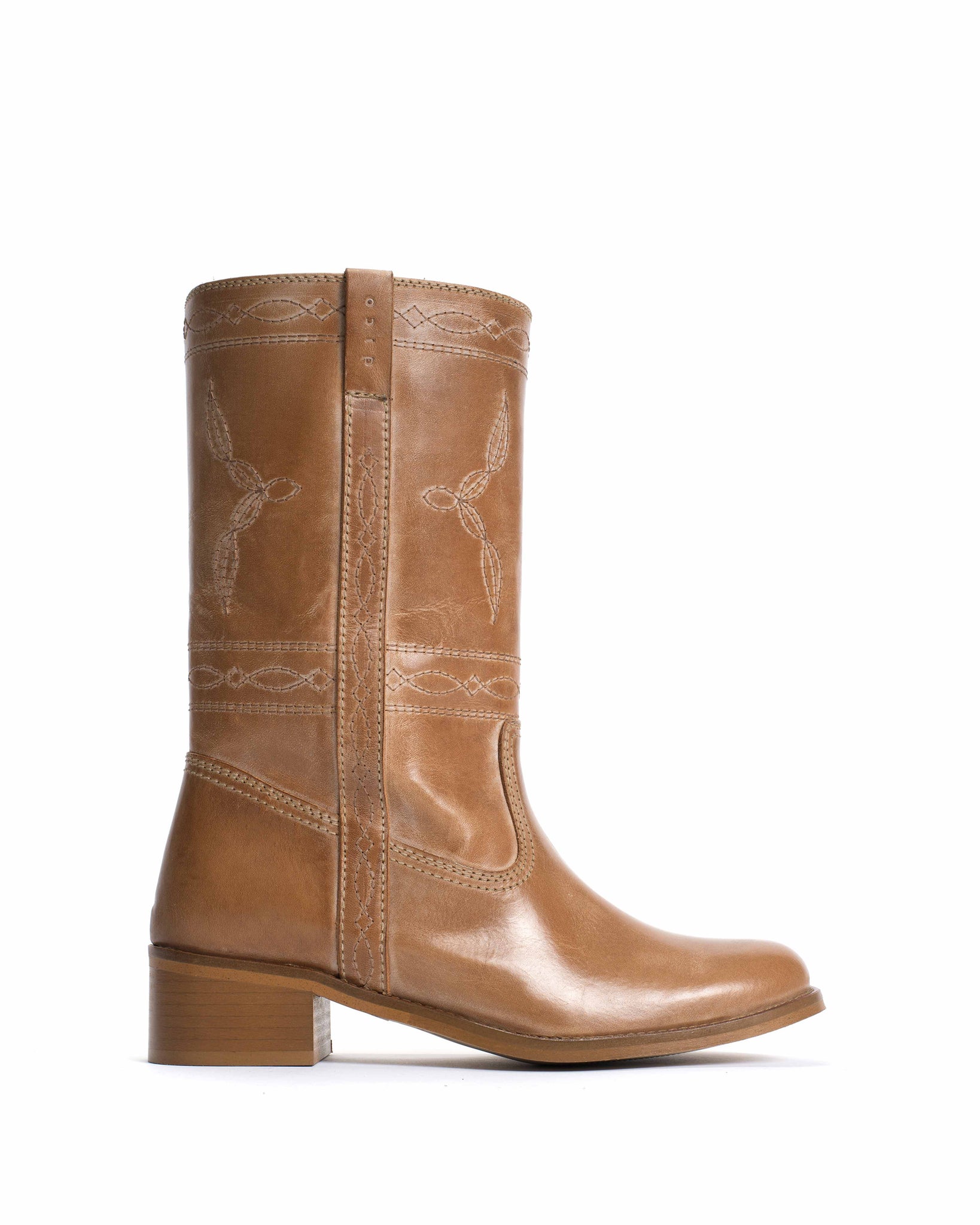 Dico Julia Western stitch Escovado Dark tan - Anonymous Copenhagen