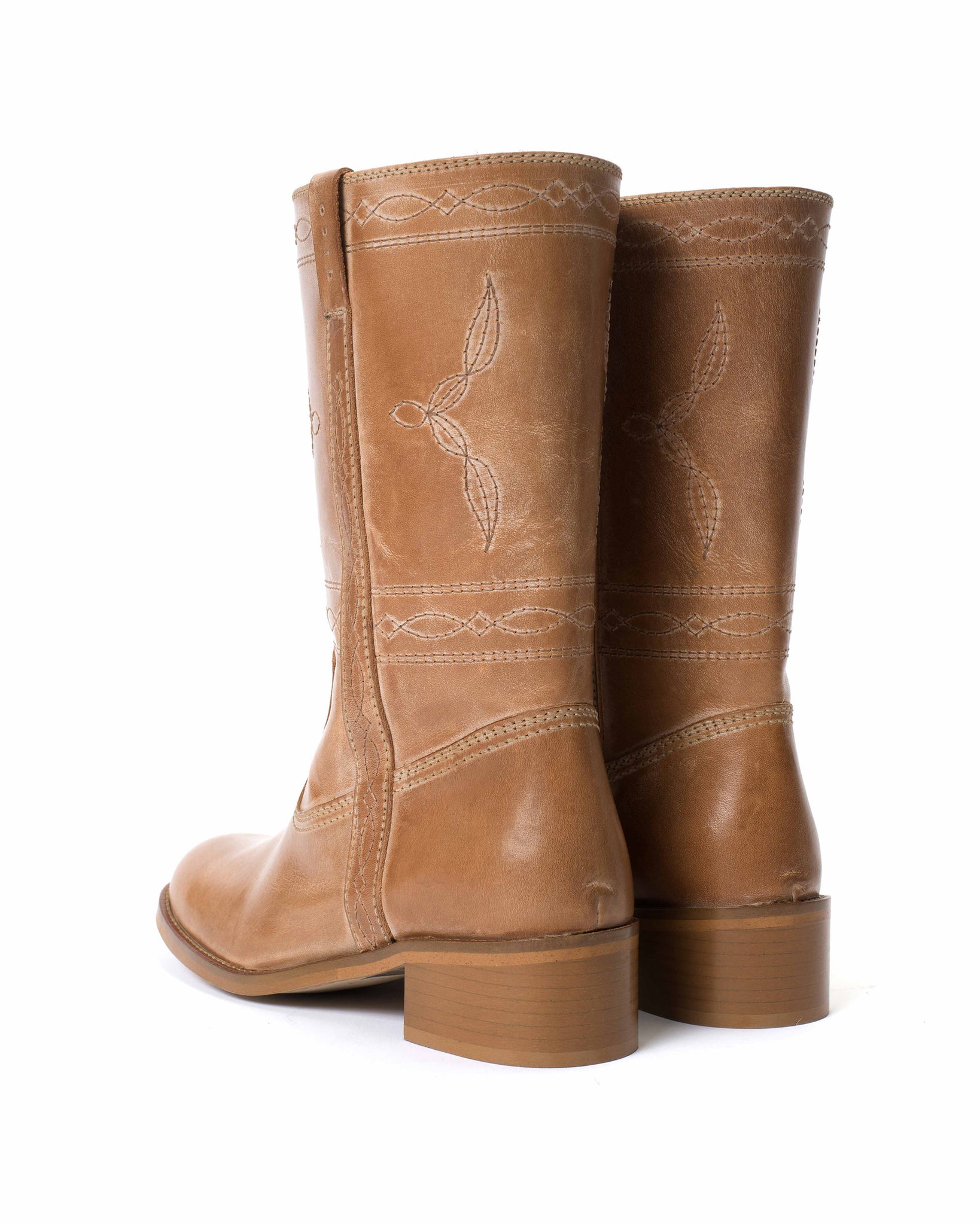 Dico Julia Western stitch Escovado Dark tan - Anonymous Copenhagen