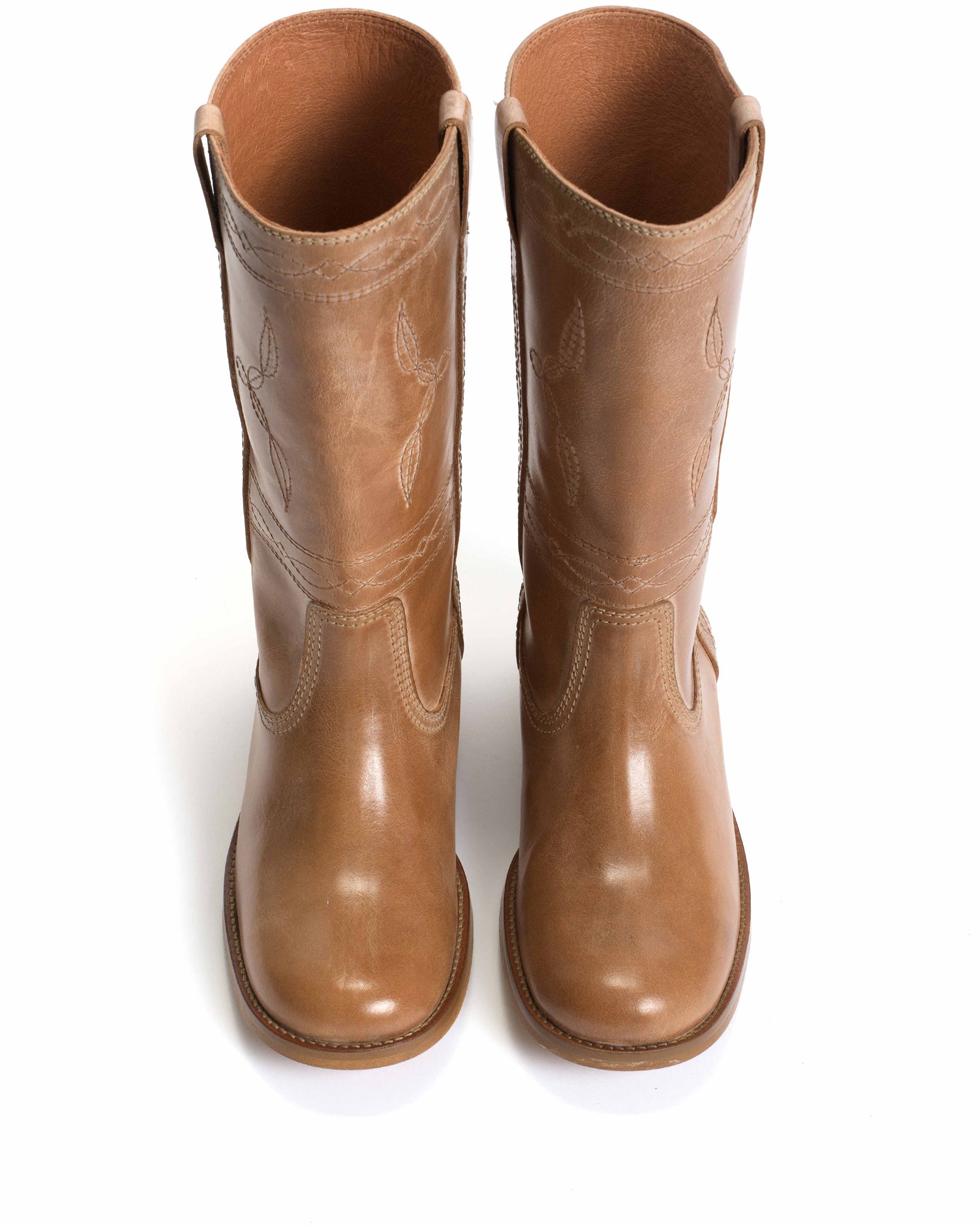 Dico Julia Western stitch Escovado Dark tan - Anonymous Copenhagen