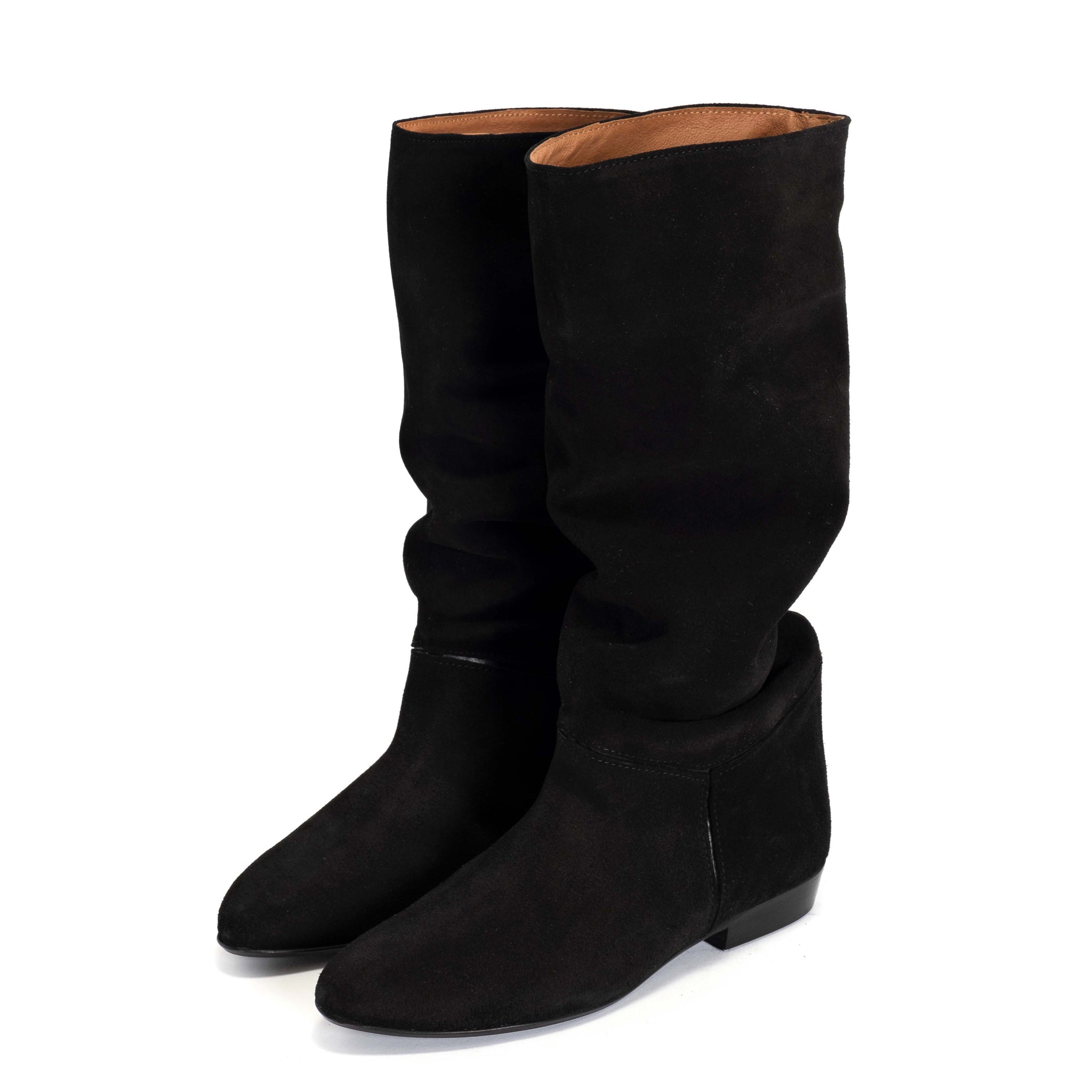 Jasmina 20 Calf suede & sleek leather Black - Anonymous Copenhagen