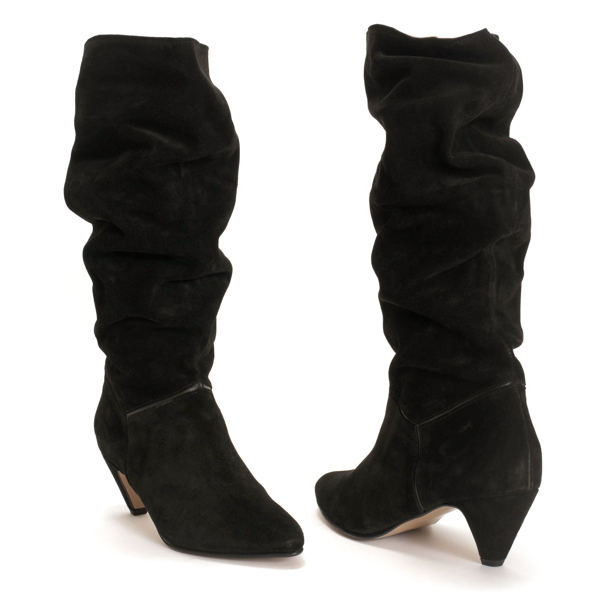 Jasmina 50 Calf suede & sleek leather Black - Anonymous Copenhagen