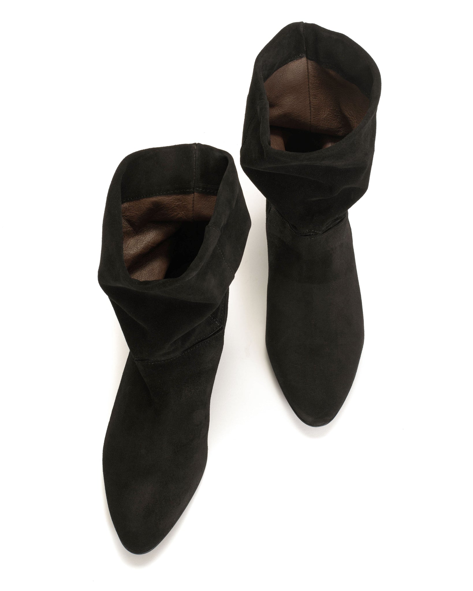 Jassi 20 Calf suede & sleek leather Black - Anonymous Copenhagen