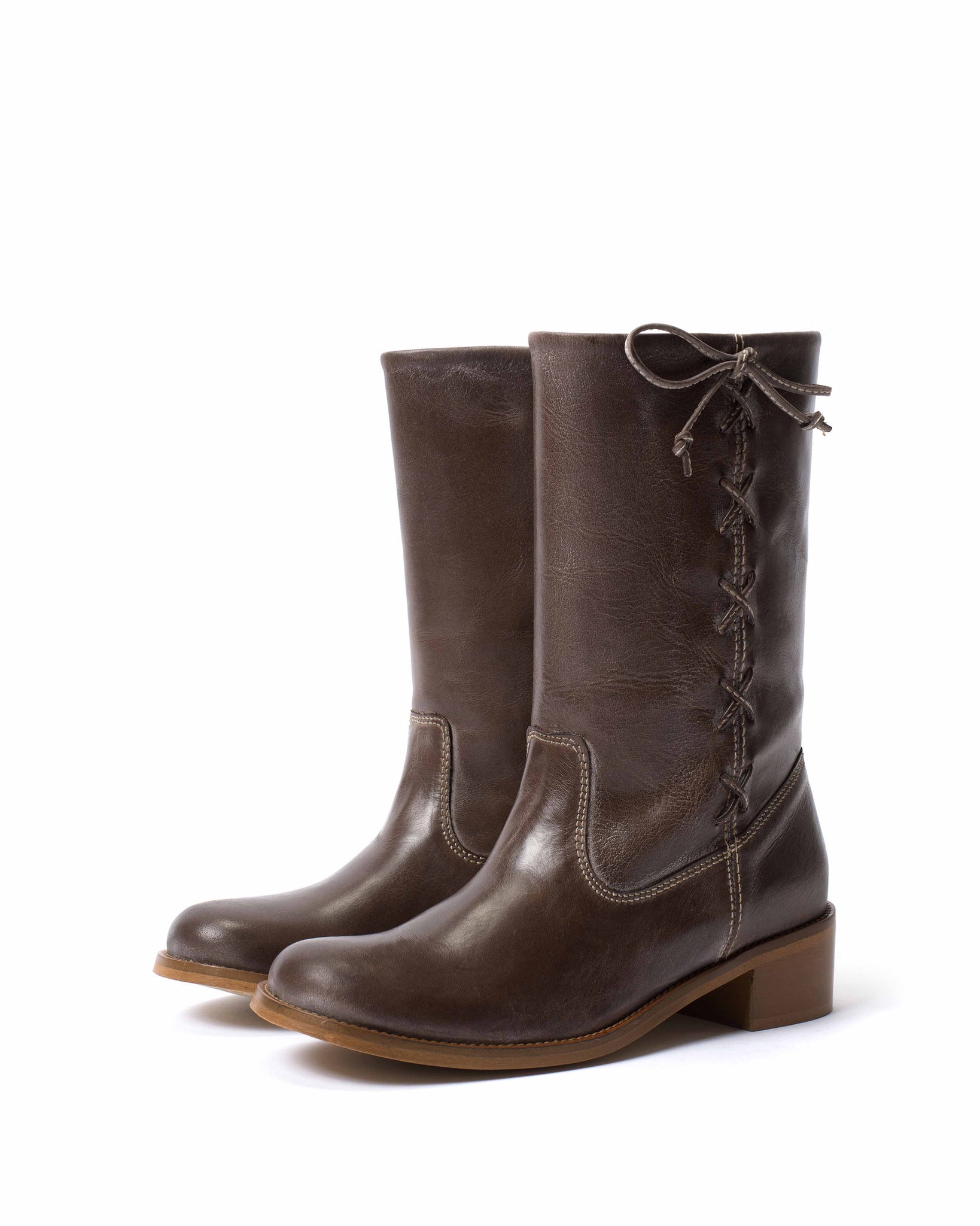 Dico Julia Laces Escovado Dark brown - Anonymous Copenhagen
