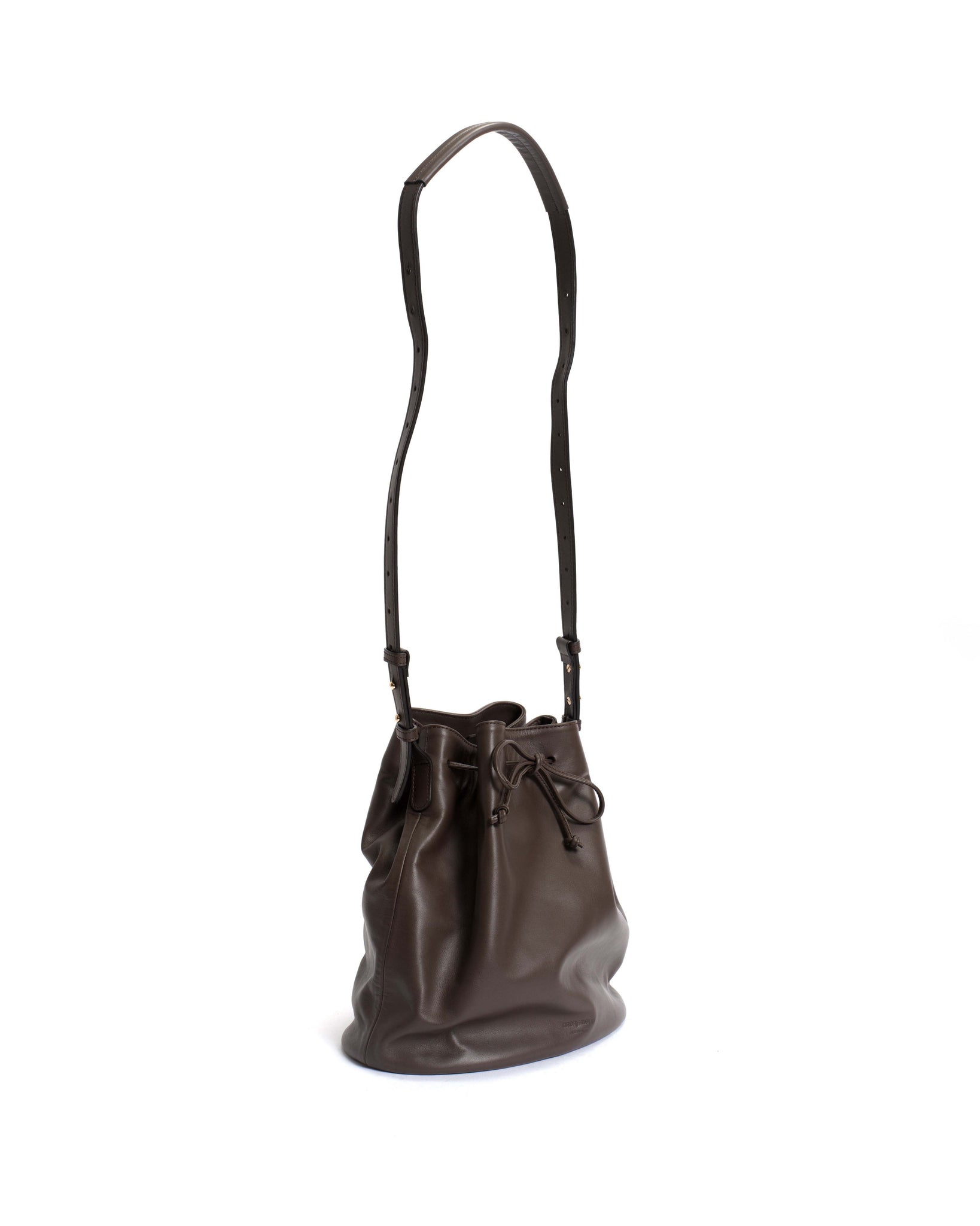 Kacey grand bucket bag Soft calf Coffee brown - Anonymous Copenhagen