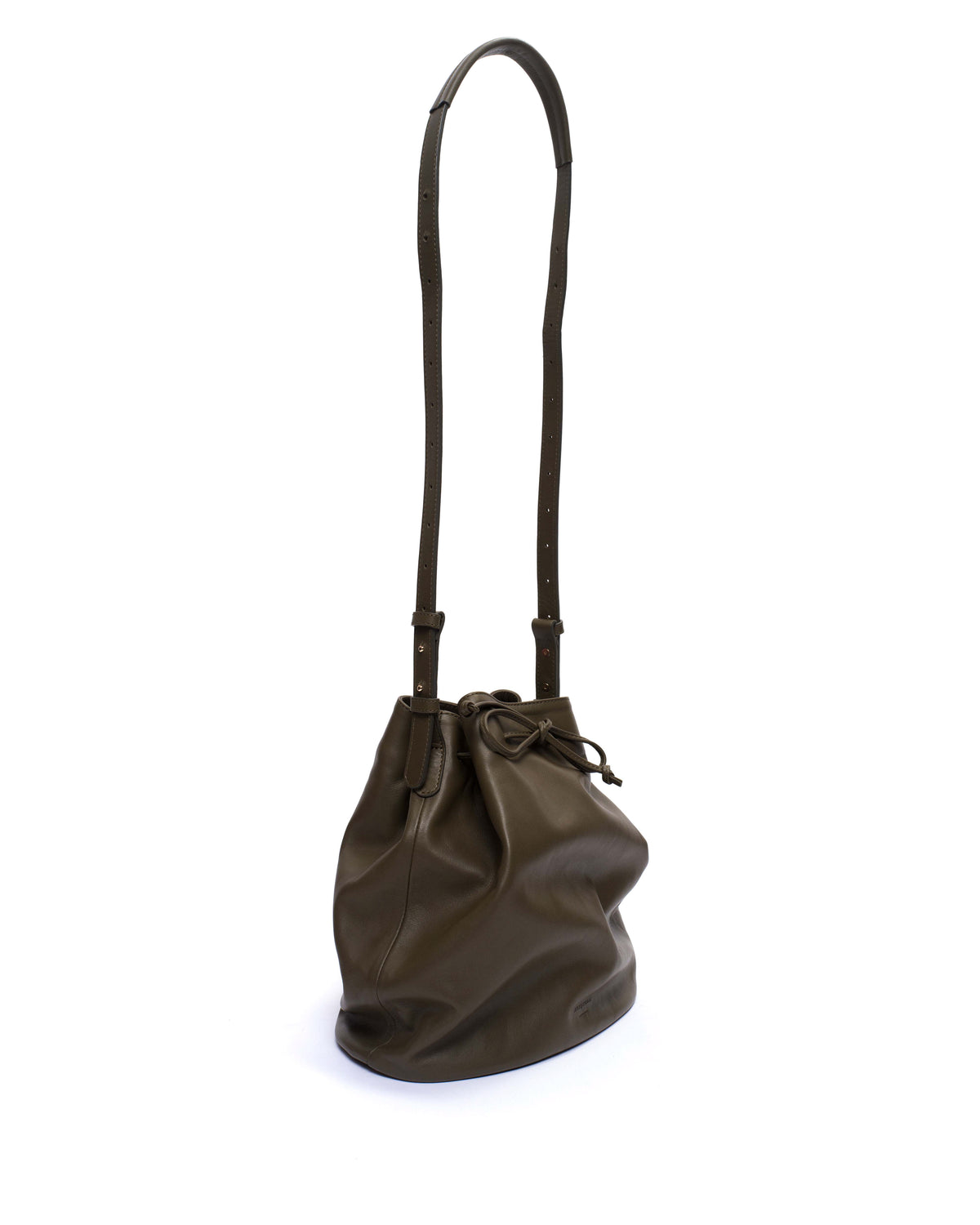 Kacey grand bucket bag Soft calf Olive green