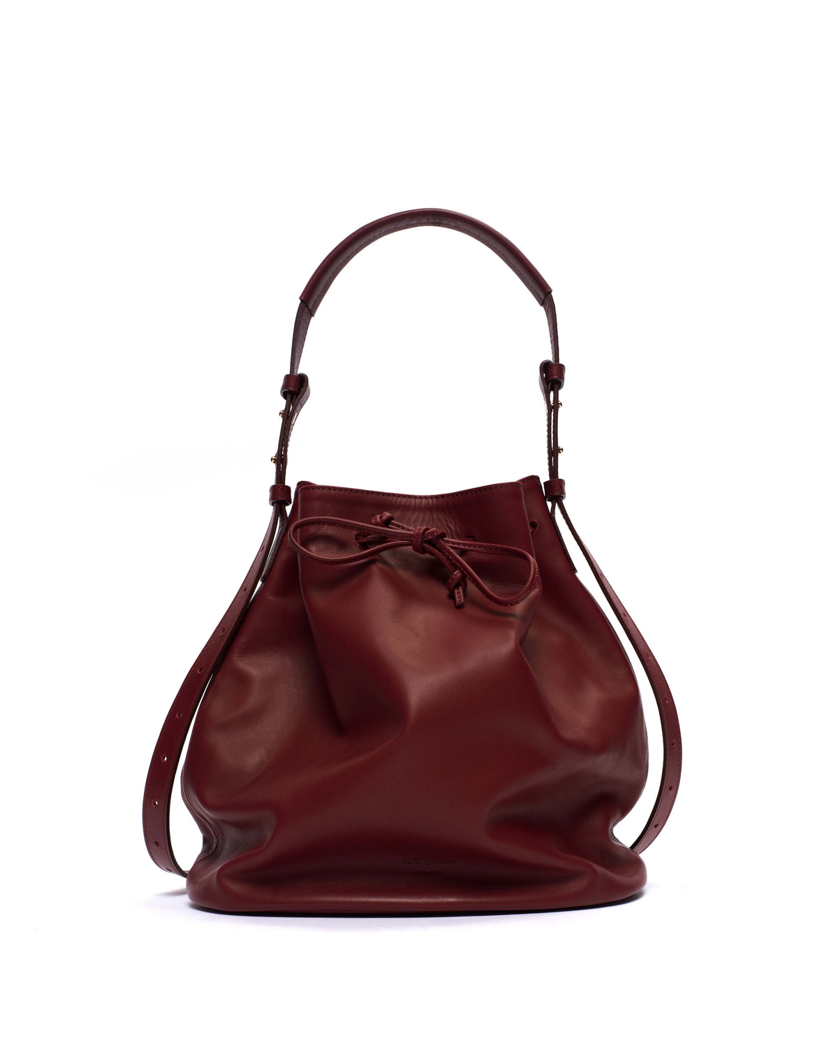 Kacey grand bucket bag Soft calf Pomegranate