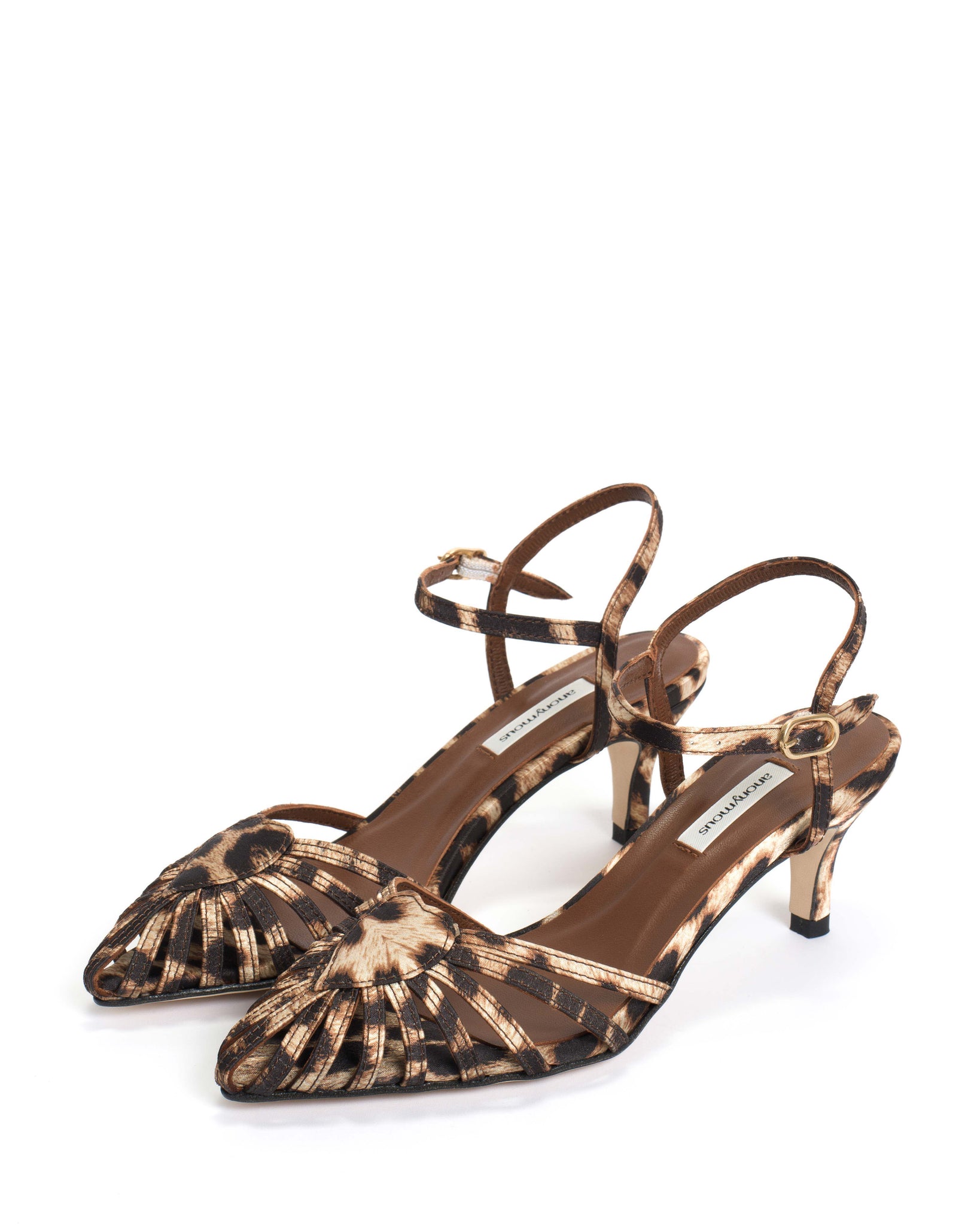Keesha 55 Satin print Leopard - Anonymous Copenhagen