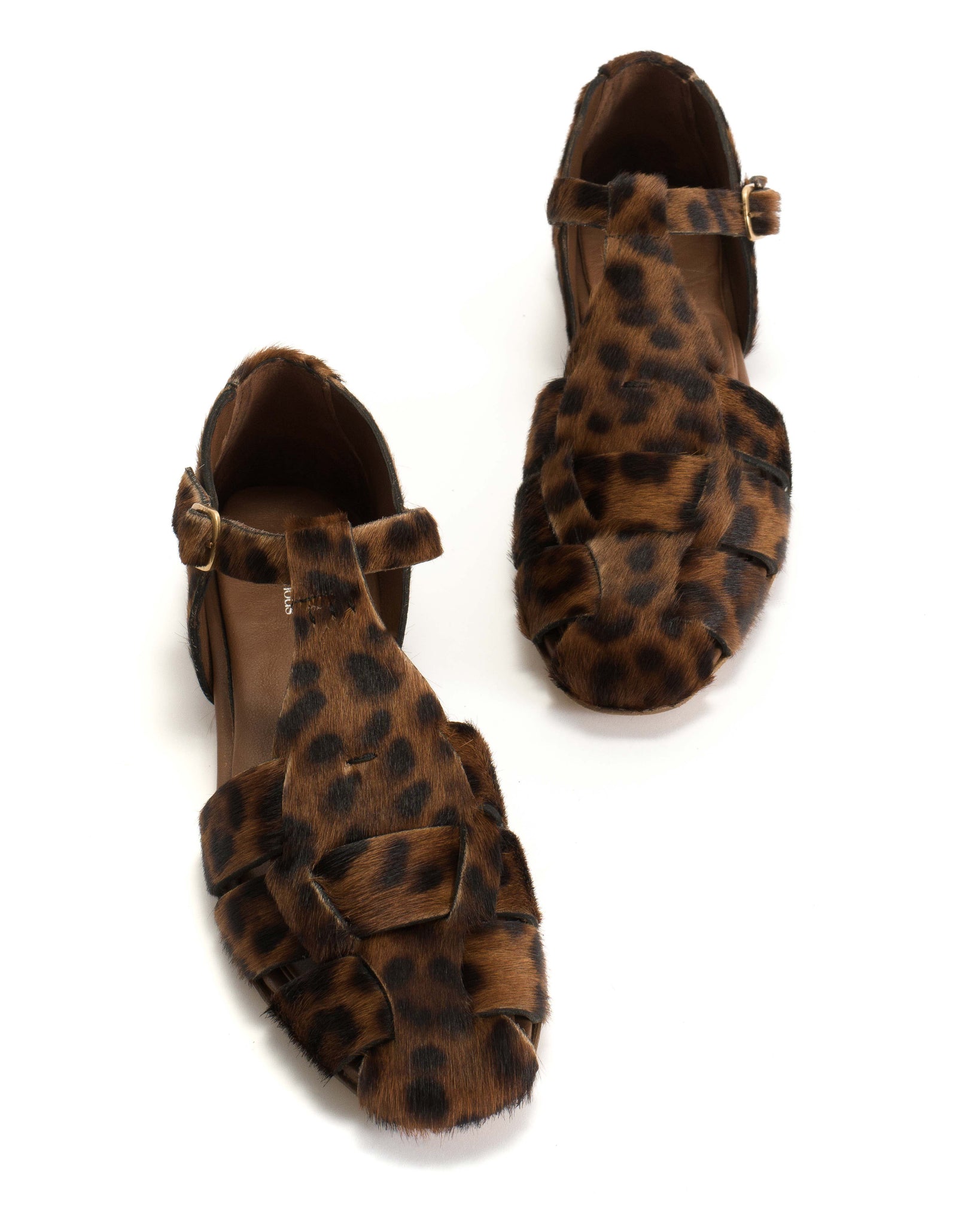 Lain flats Calf hair Leopard - Anonymous Copenhagen