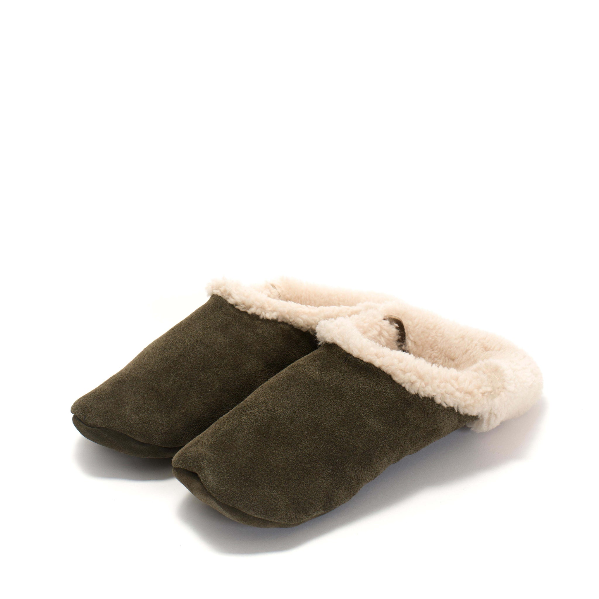 Lambiees shearling Calf suede Moss green - Anonymous Copenhagen