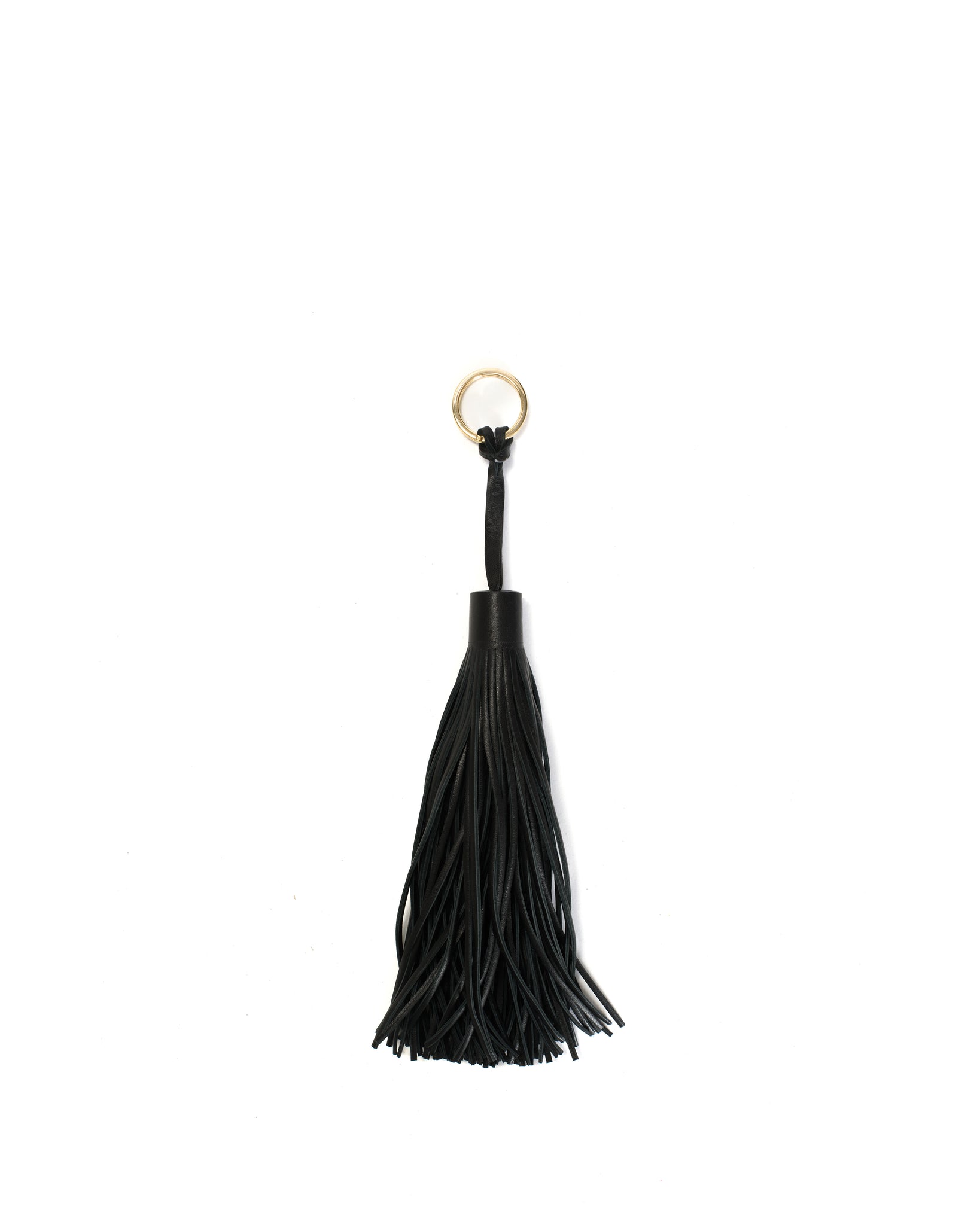 Langley fringe keyring Silky lamb Black - Anonymous Copenhagen