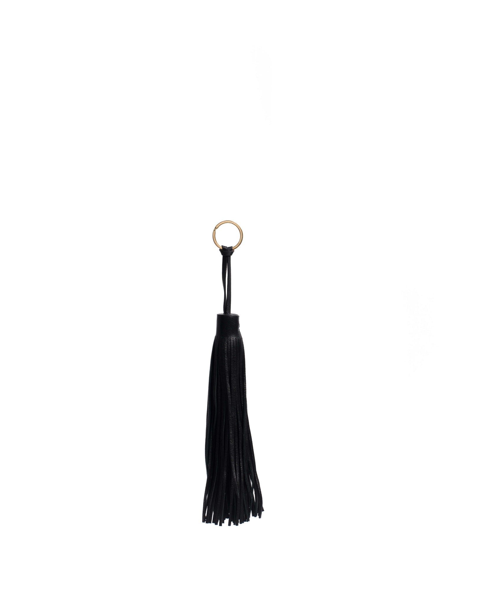 Langley fringe keyring Silky lamb Black - Anonymous Copenhagen