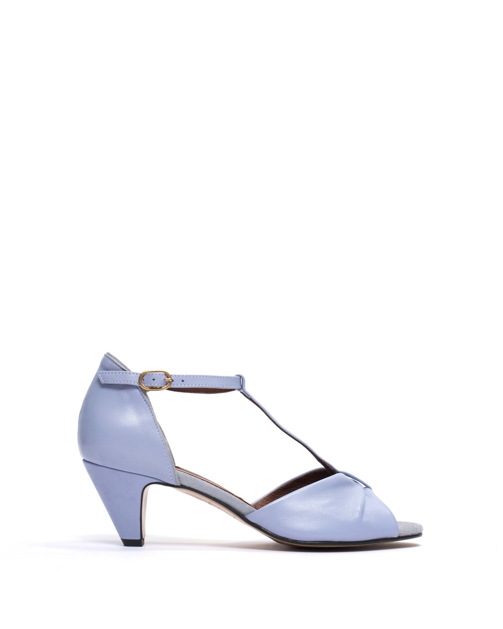 Linette 50 stiletto Shiny lamb Lichen blue - Anonymous Copenhagen