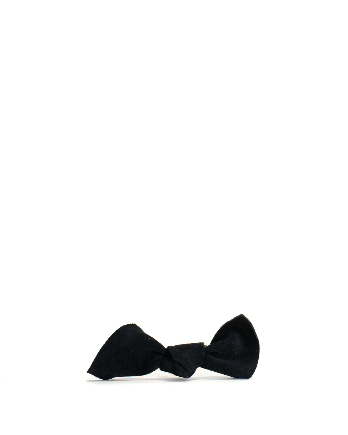Linnie hair elastic grand bow Calf suede Dark blue