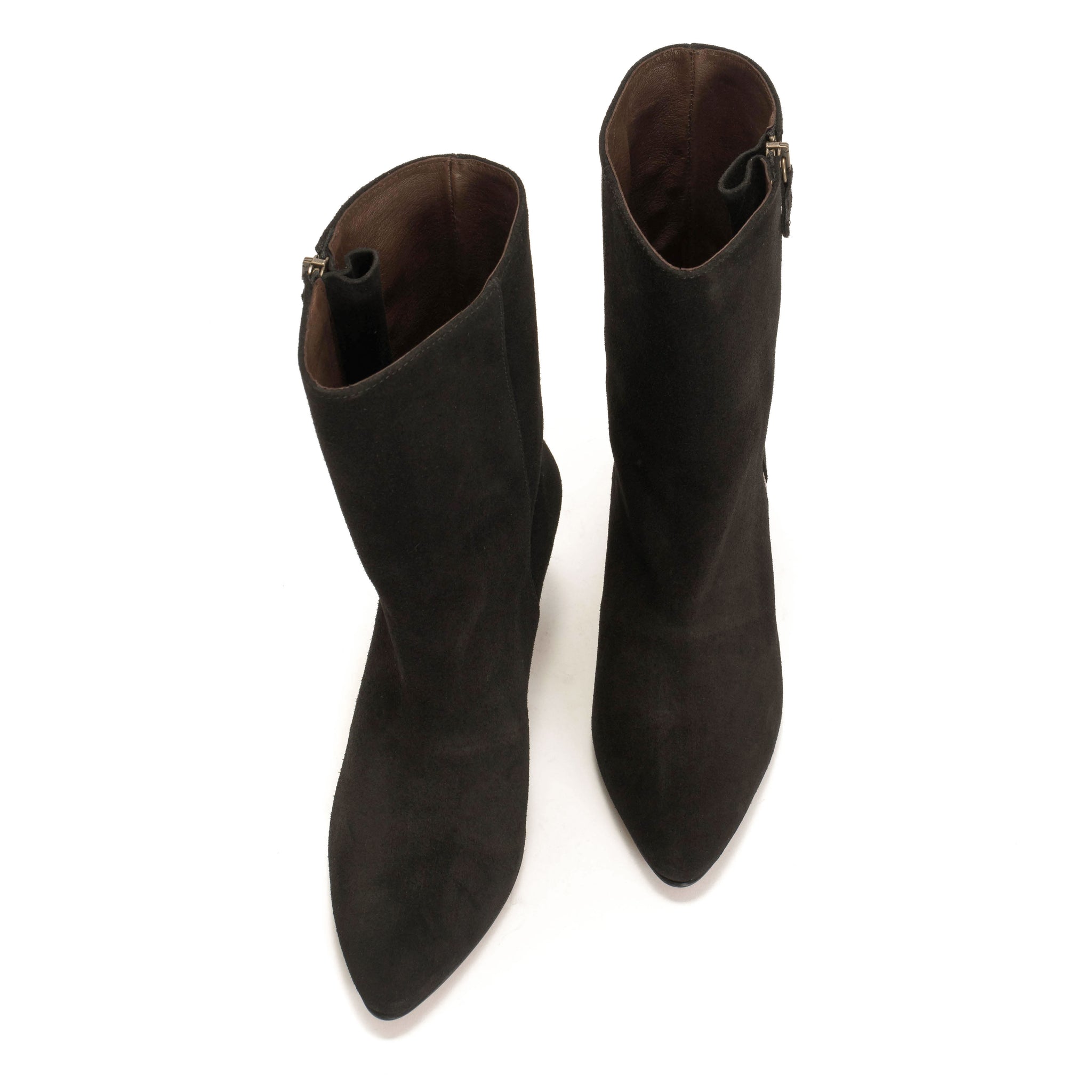 Livianna 50 stiletto Calf Suede Black - Anonymous Copenhagen