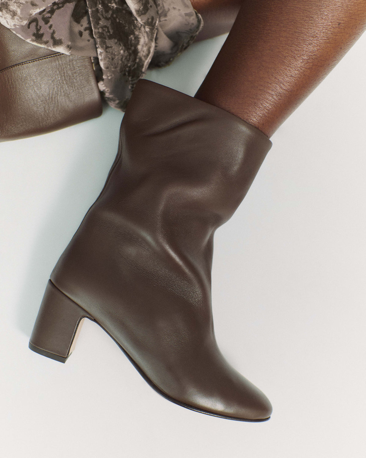 Lully 55 Soft calf Dark taupe